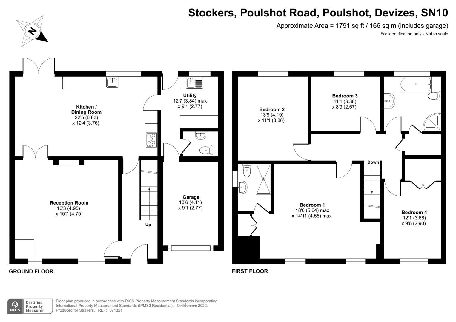 4 bed semidetached house for sale in Poulshot Road, Poulshot, Devizes