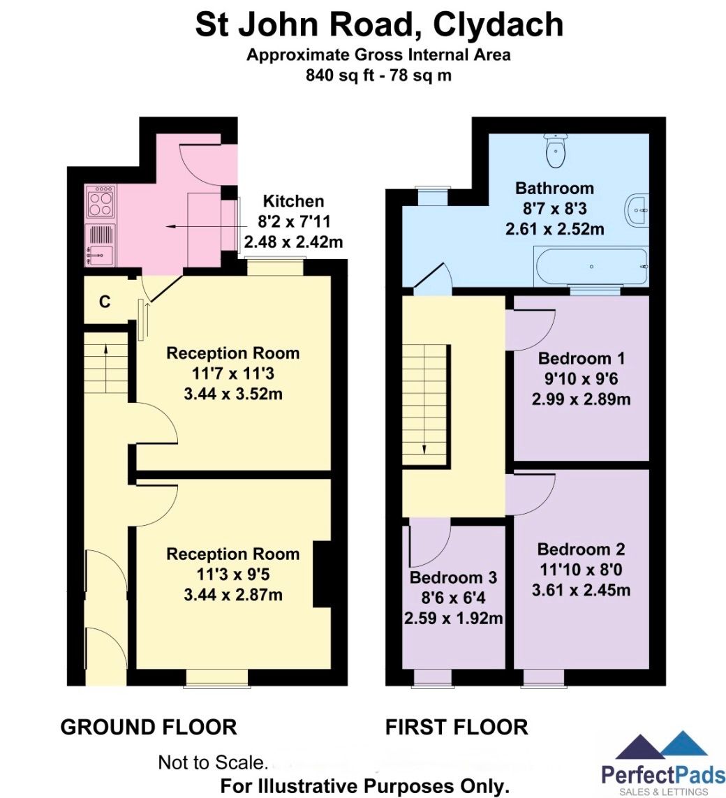 3 bed semidetached house for sale in St. Johns Road, Clydach, Swansea