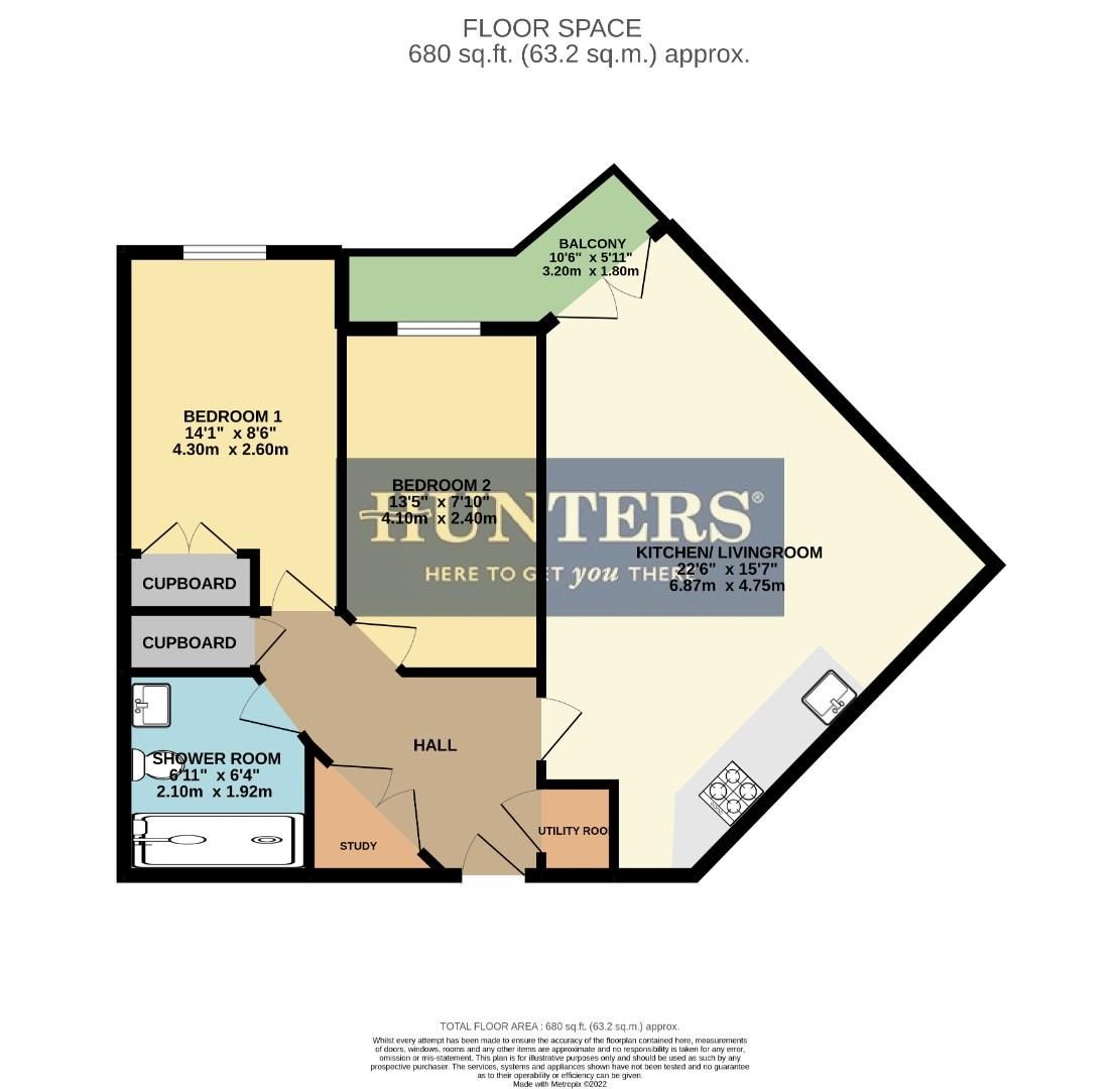 2 bed flat for sale in Squires Court, York Road, Bristol BS3 Zoopla