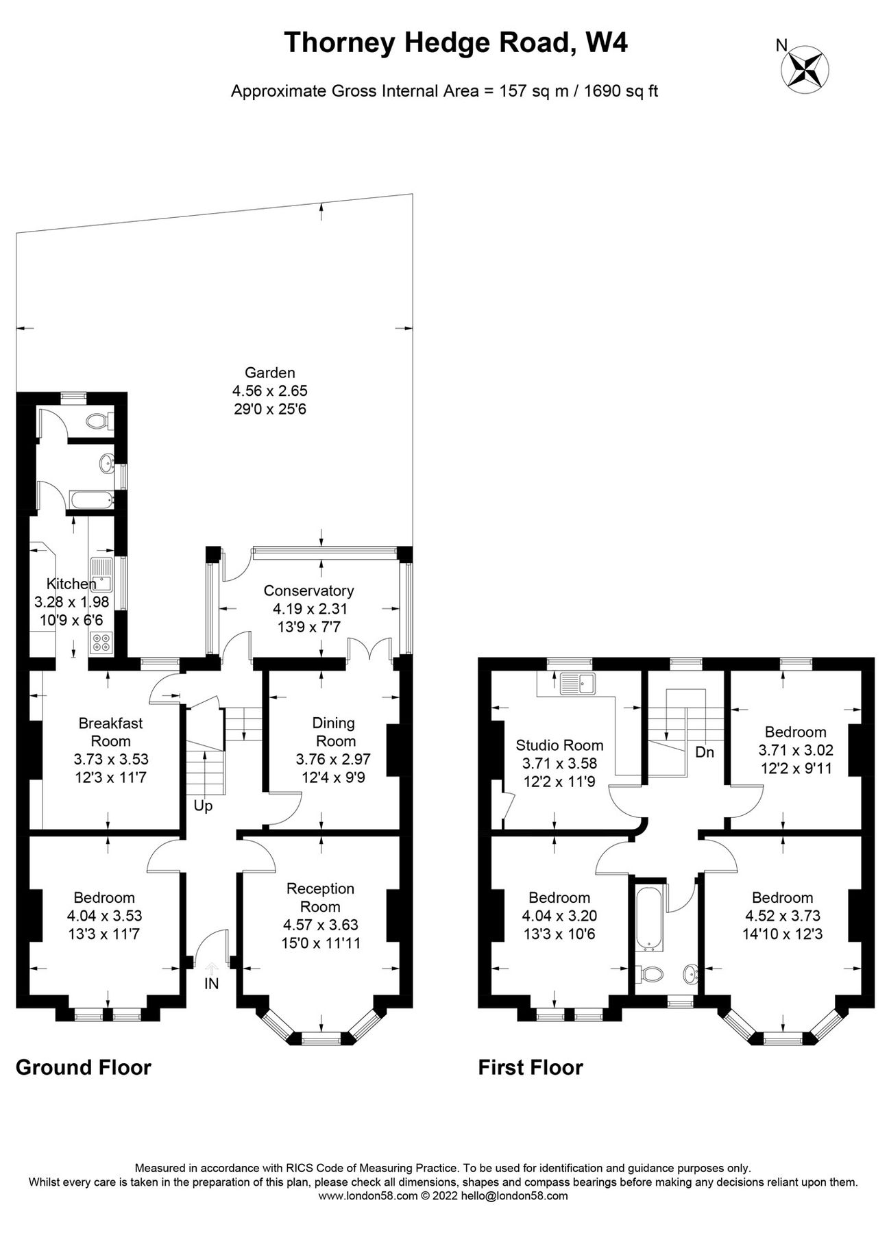 4 bed terraced house for sale in Thorney Hedge Road, Chiswick W4 Zoopla