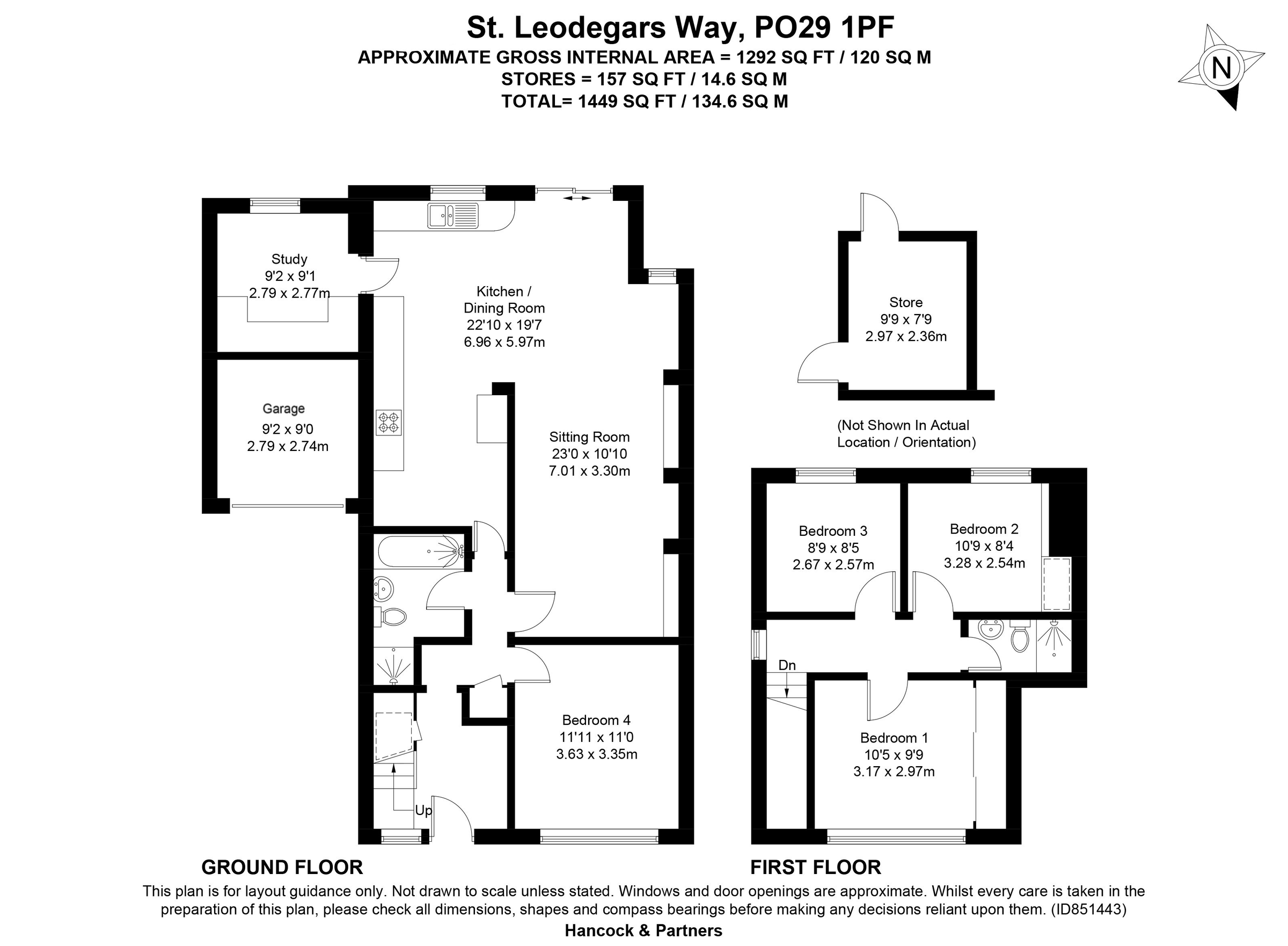 4 bed semidetached house for sale in St. Leodegars Way, Hunston