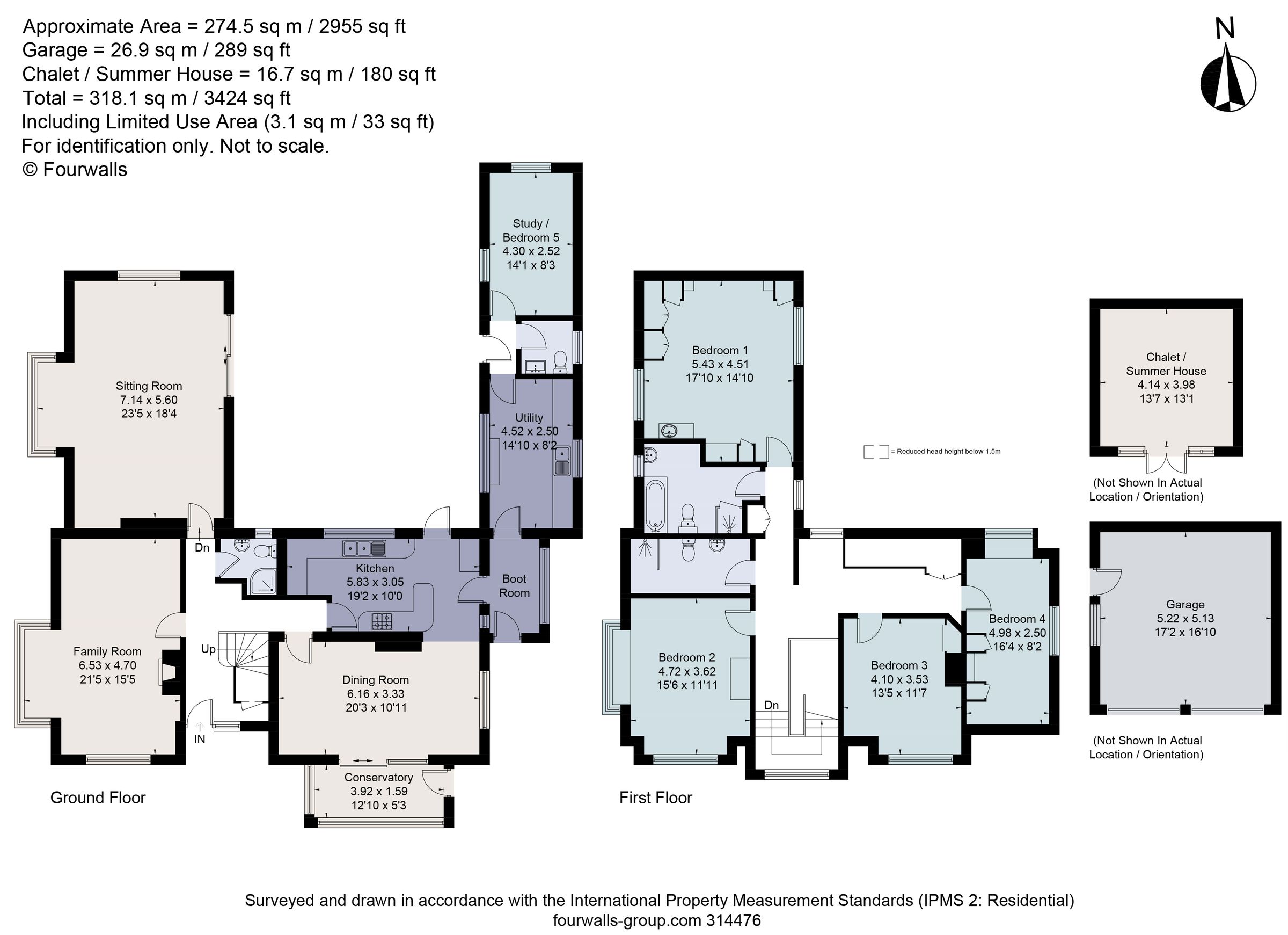5 bed detached house for sale in Folders Lane, Burgess Hill, West