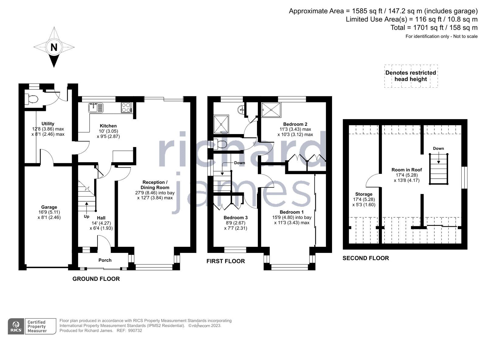 3 bed semidetached house for sale in Weedon Road, Coleview, Swindon
