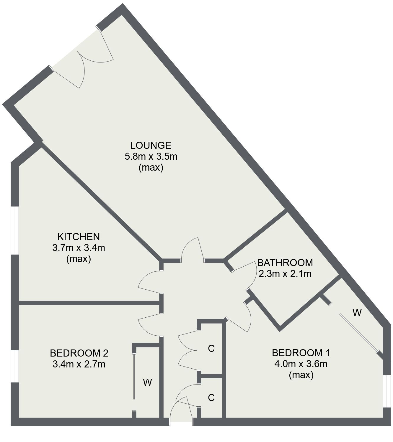 2 bed flat for sale in Brown Court, Grangemouth FK3 Zoopla
