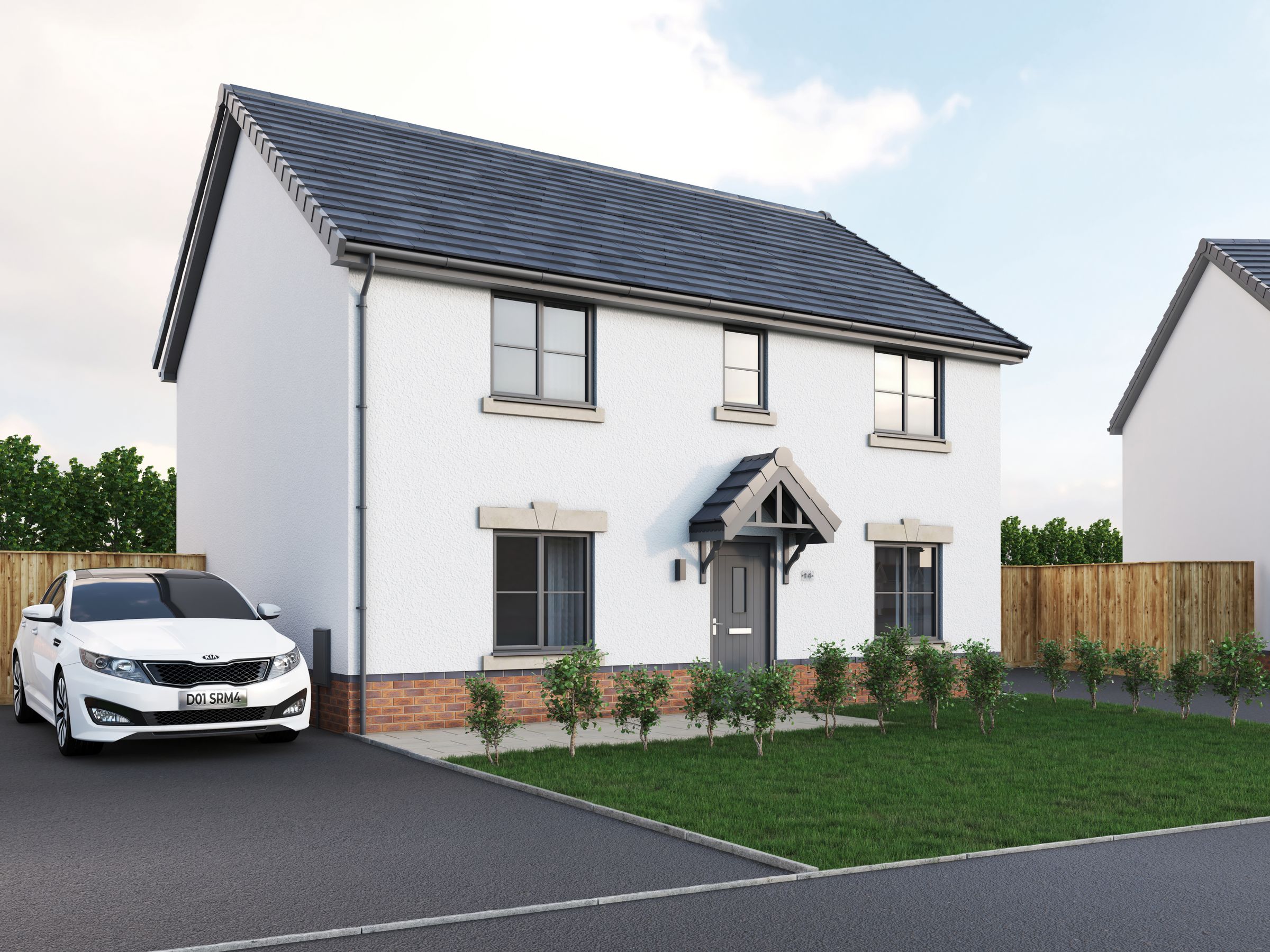 New home, 4 bed detached house for sale in Off Maesteg Road, Tondu CF32