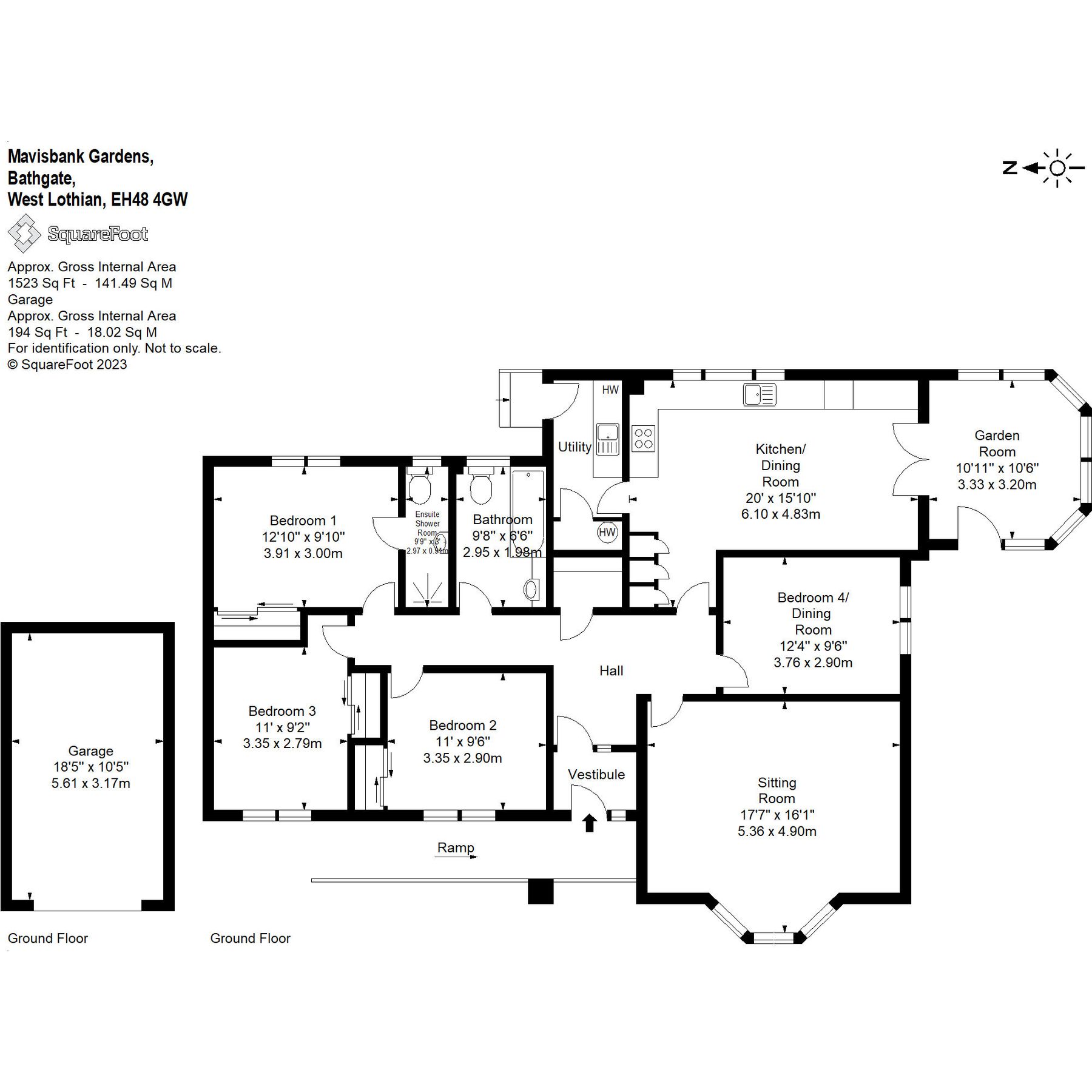 4 bed detached bungalow for sale in Kantara, Mavisbank Gardens