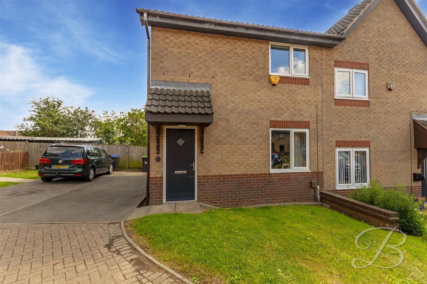 2 bed semidetached house for sale in High Hazles Drive, Huthwaite