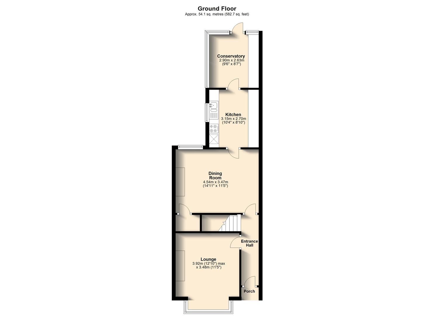 2 bed terraced house for sale in Glendower Road, Peverell, Plymouth PL3