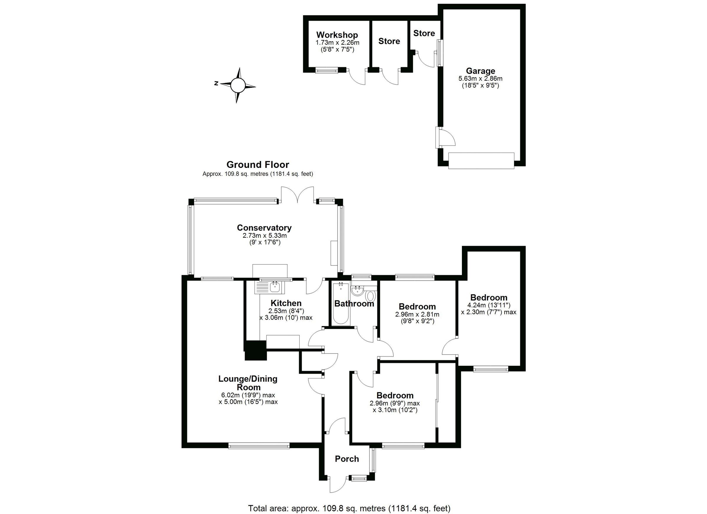 3 bed detached bungalow for sale in Uplands Avenue, Oakengates, Telford