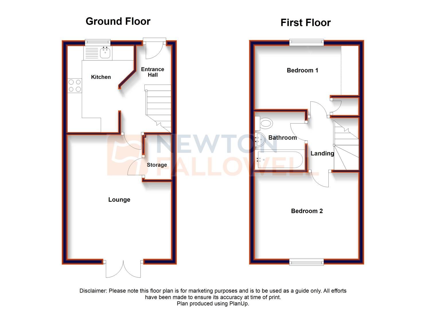 2 bed semidetached house for sale in Grendon Way, SuttonInAshfield