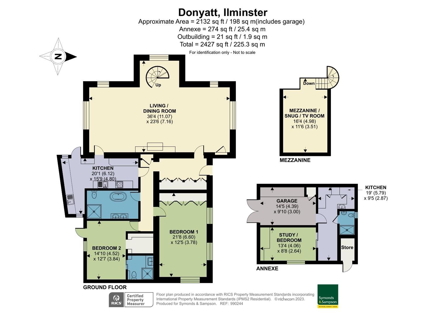 3 bed detached house for sale in New Buildings, The Pound, Donyatt