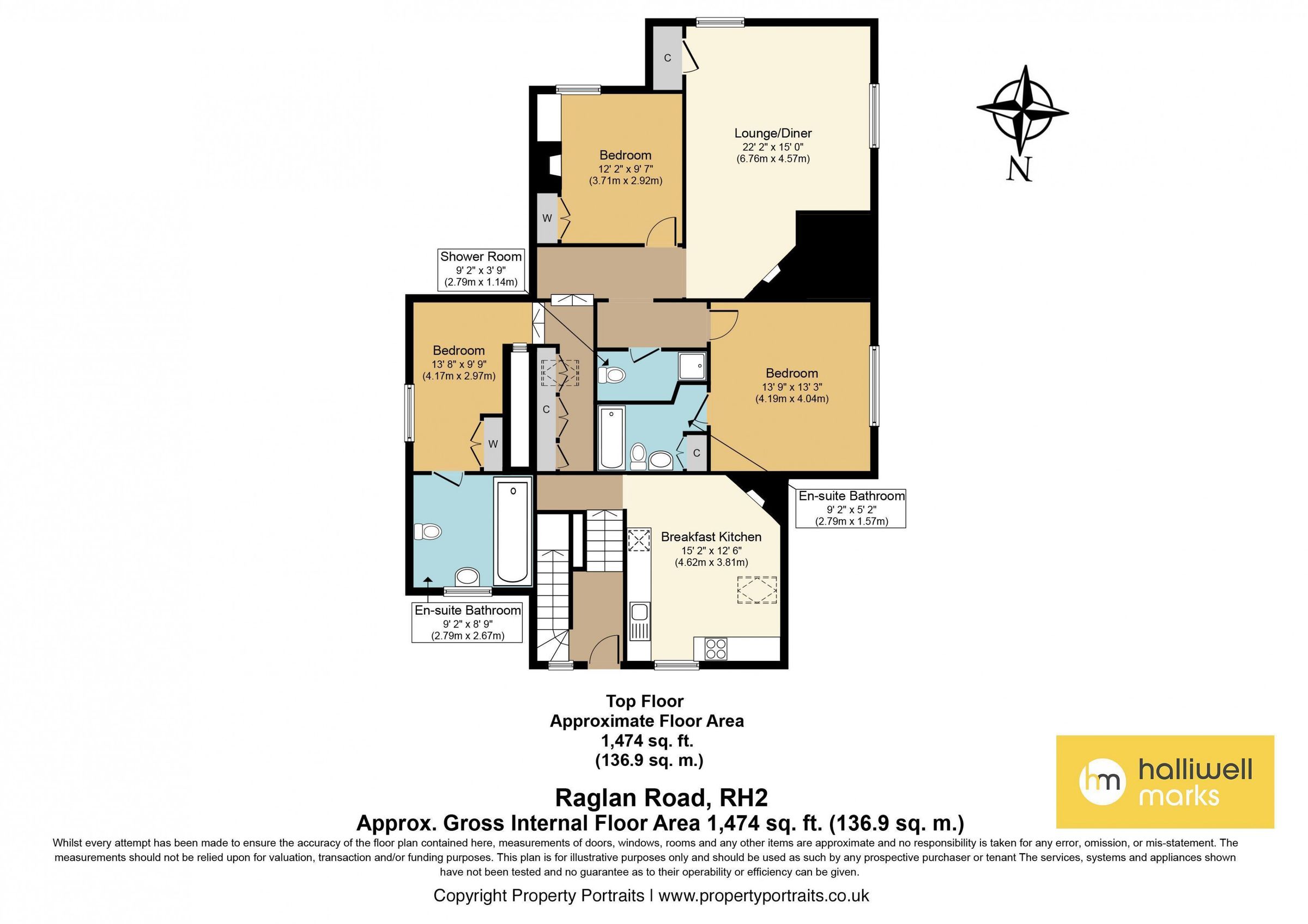 3 bed flat to rent in Raglan Road, Reigate RH2 Zoopla