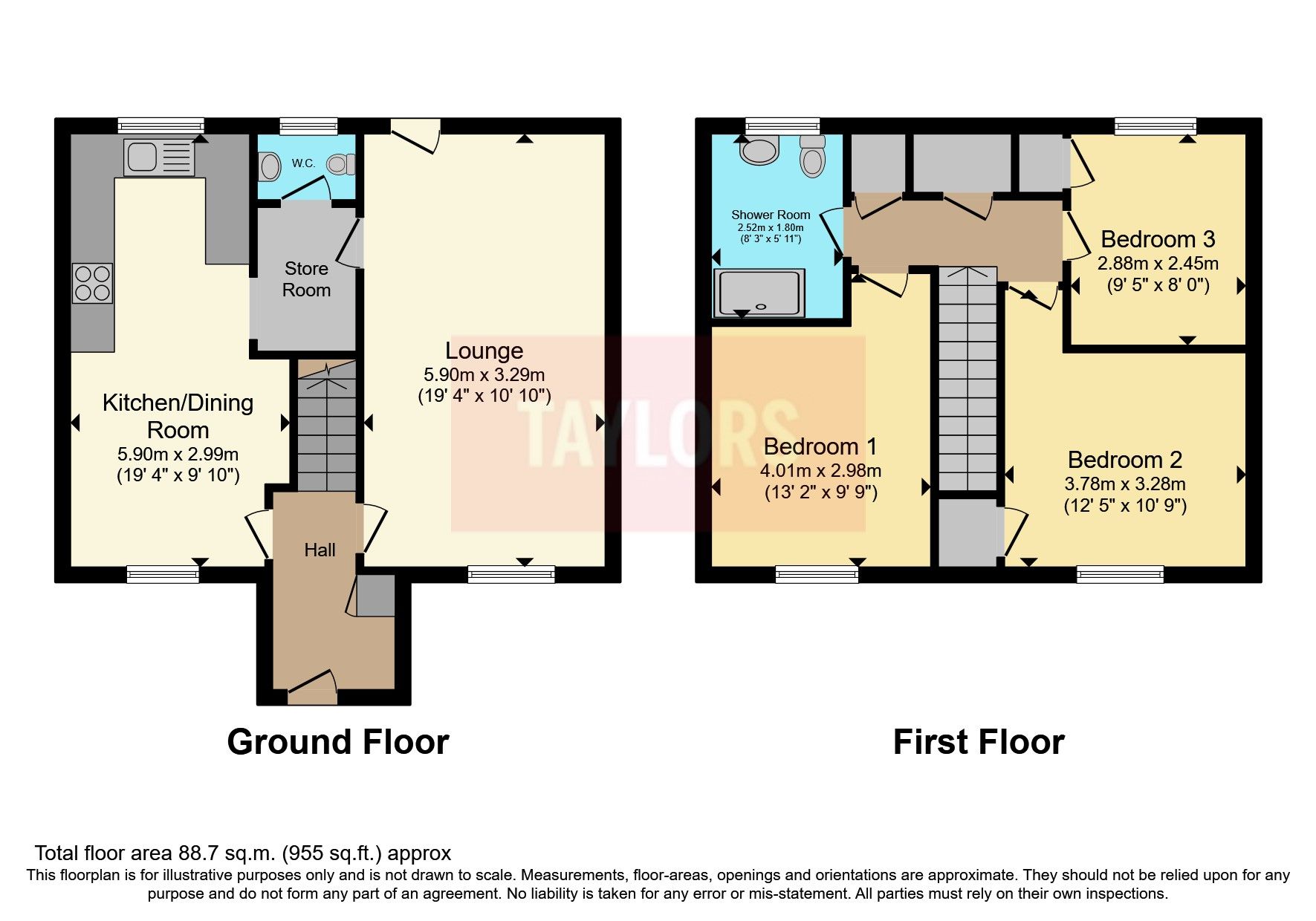3 bed terraced house for sale in Admirals Way, Daventry