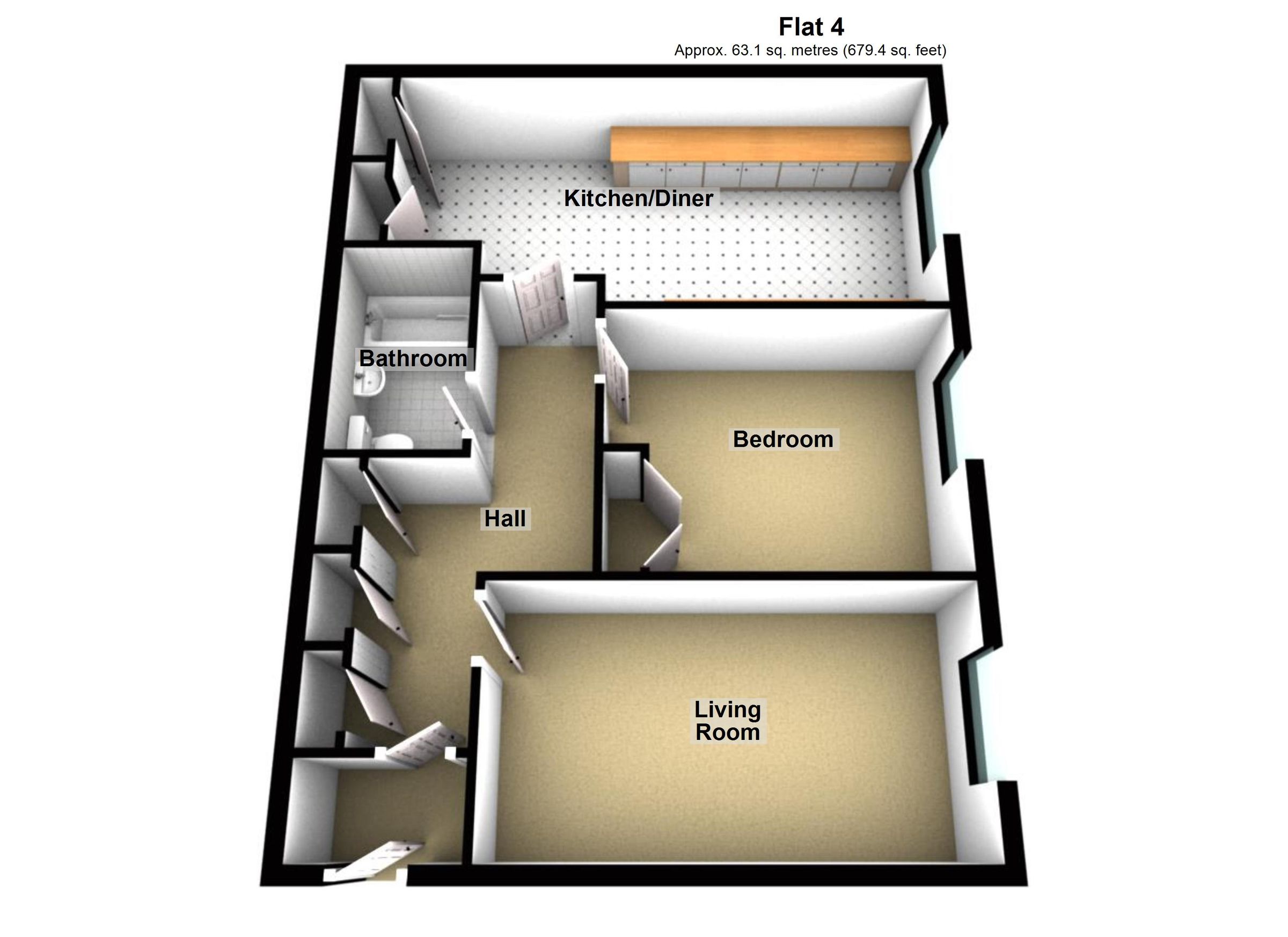 1 bed flat to rent in Union Grove Court, Union Grove AB10 Zoopla