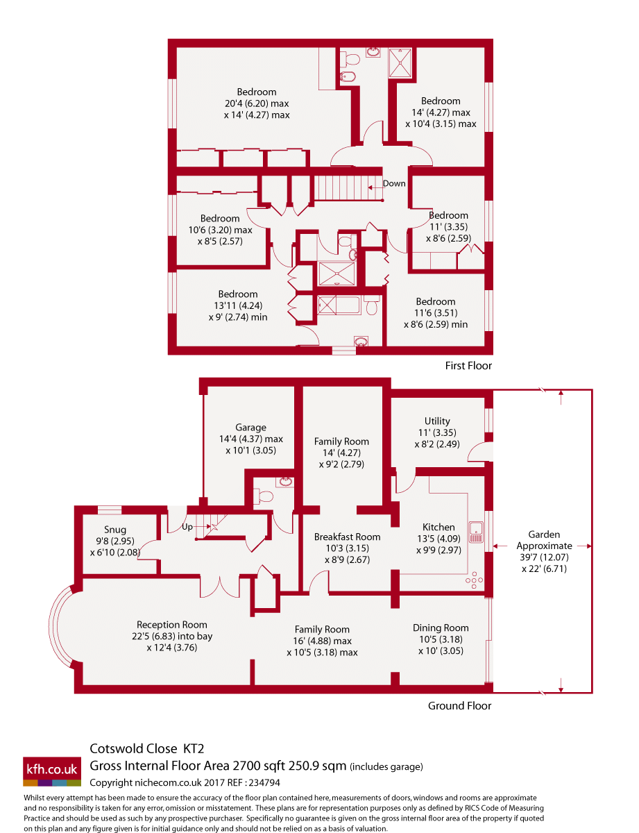 6 bed detached house for sale in Cotswold Close, Kingston Upon Thames