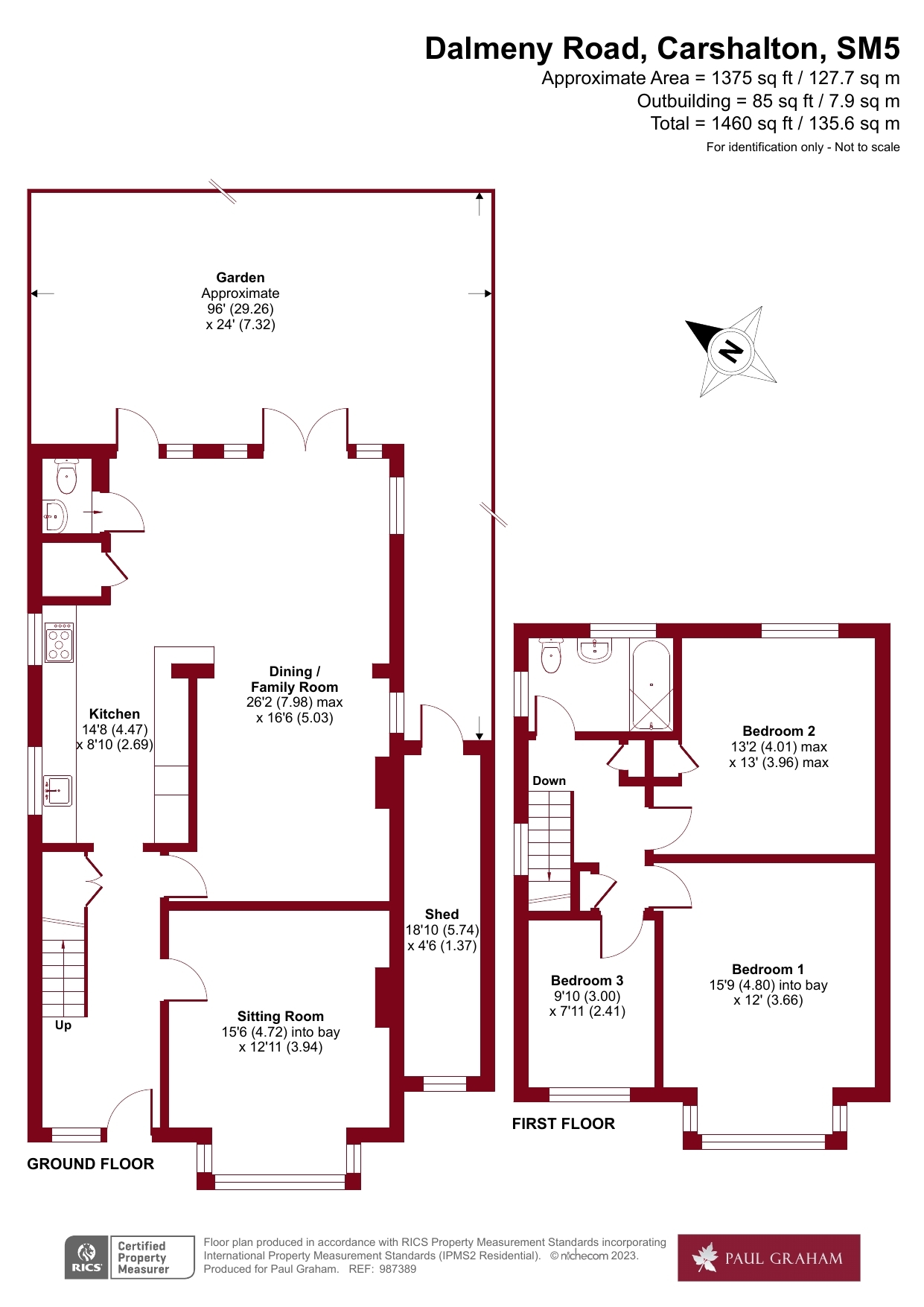 3 bed detached house for sale in Dalmeny Road, Carshalton SM5 Zoopla