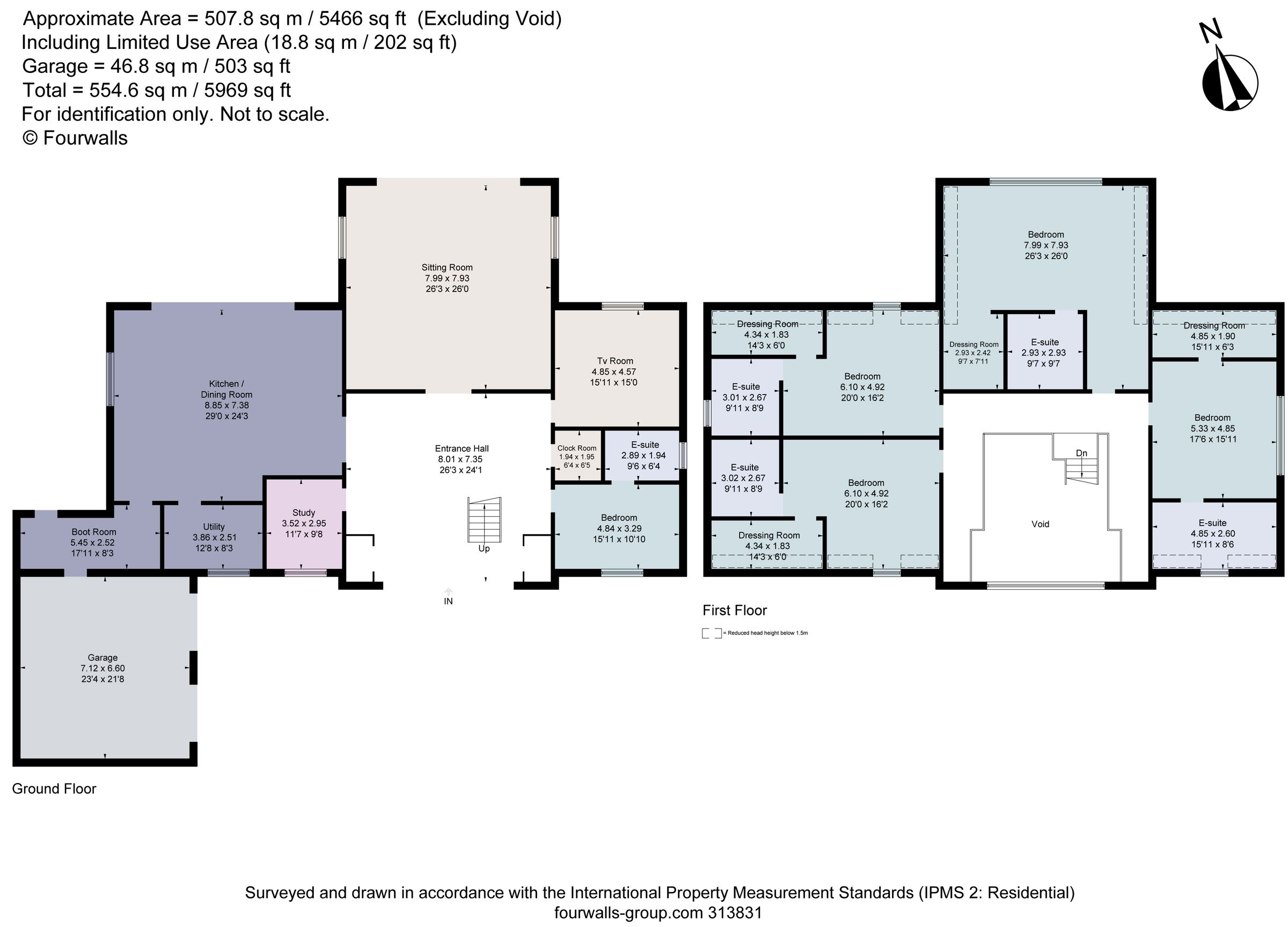 New home, 5 bed detached house for sale in Tring Road, Dunstable