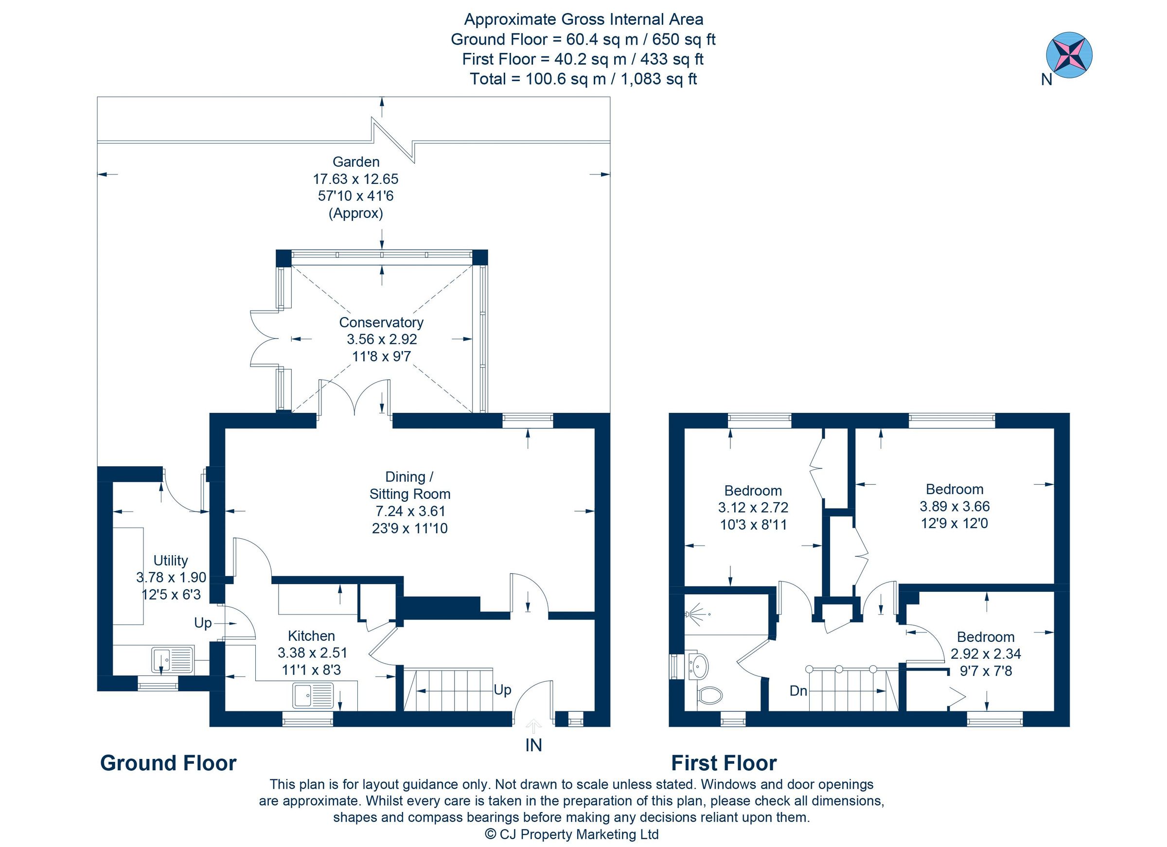3 bed semidetached house for sale in Hawkins Way, Wootton, Abingdon