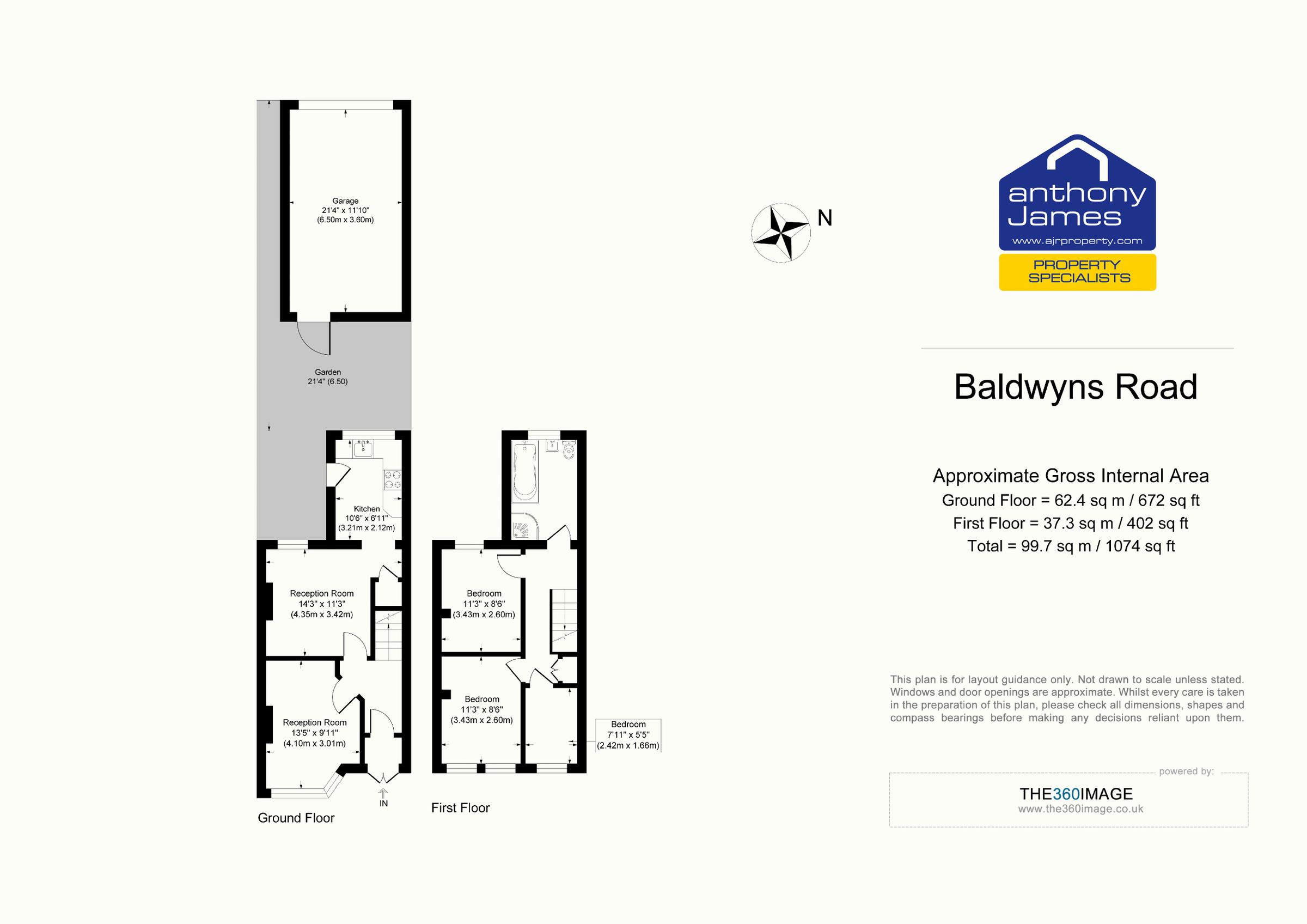 3 bed terraced house for sale in Baldwyns Road, Bexley DA5 Zoopla