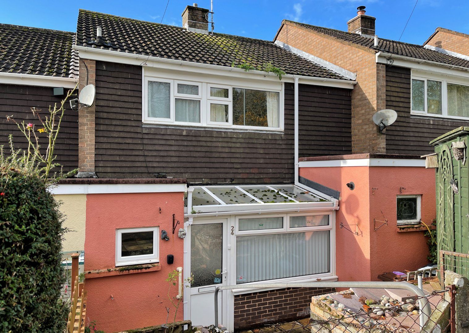 3 bed terraced house for sale in Coach Road, Silverton, Exeter, Devon
