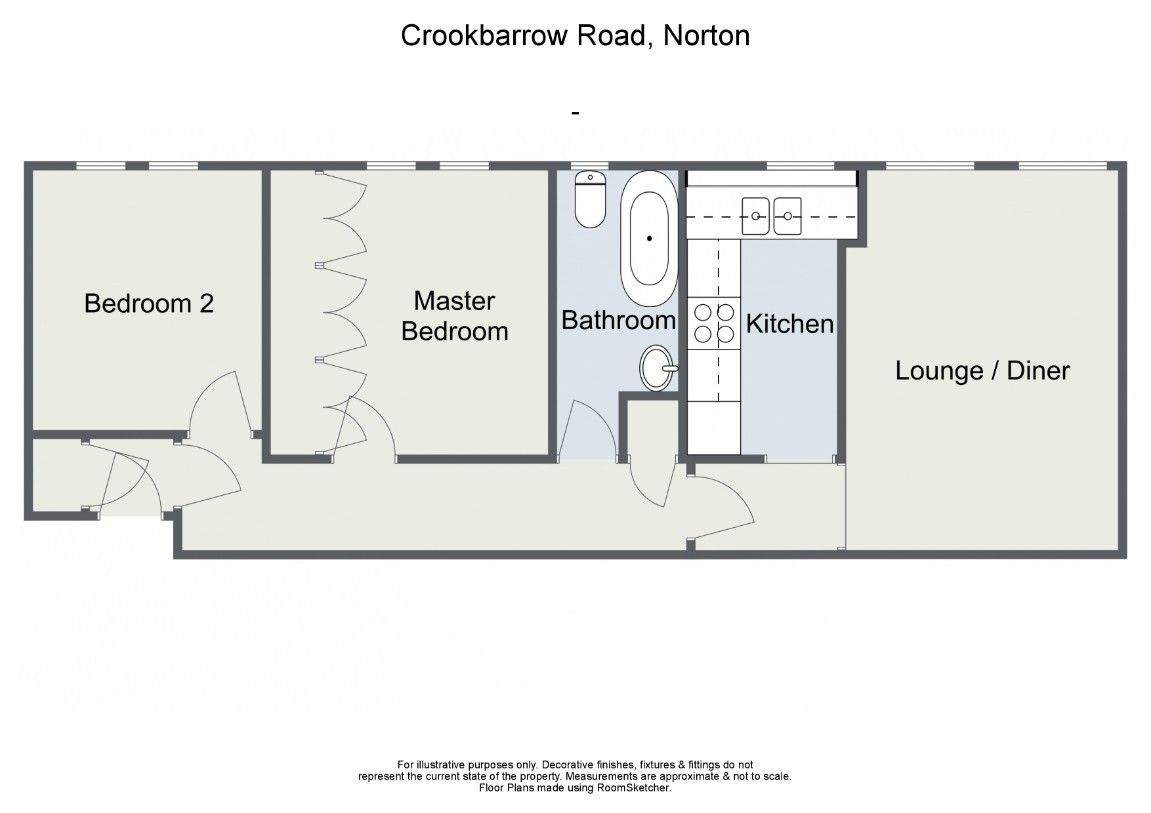2 bed flat for sale in Gheluvelt Suite, Crookbarrow Road, Norton