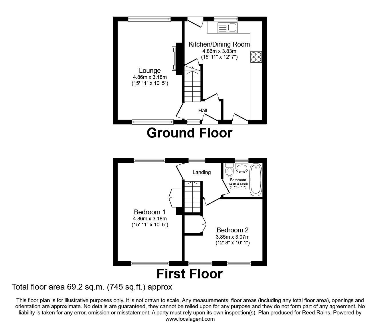 2 bed end terrace house for sale in Larches Lane, AshtonOnRibble