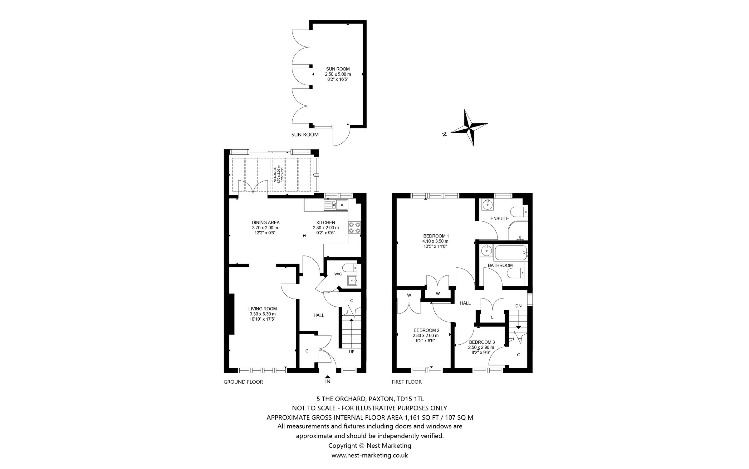 3 bed semidetached house for sale in The Orchard, Paxton, BerwickUpon