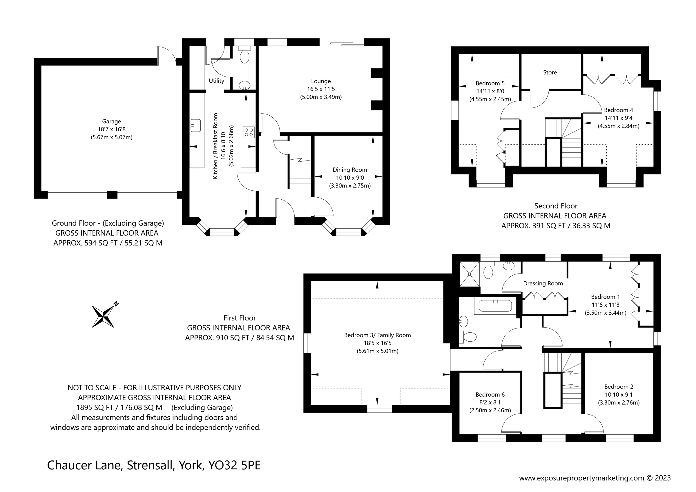 6 bed detached house for sale in Chaucer Lane, Strensall, York, North