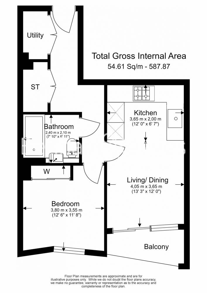 1 bed flat to rent in Wandsworth Road, Nine Elms SW8 Zoopla