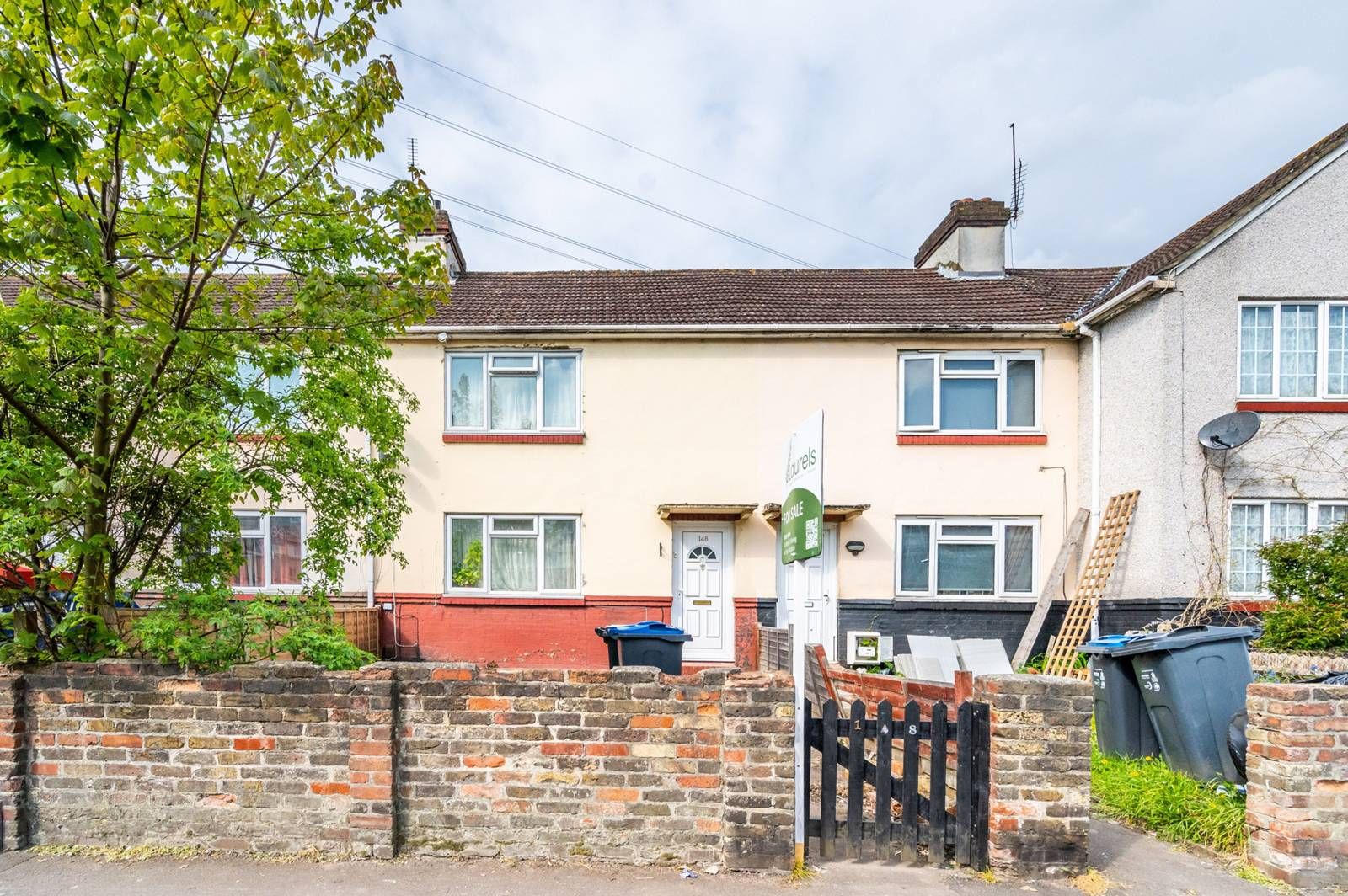 3 bed terraced house for sale in Phipps Bridge Road, South Wimbledon
