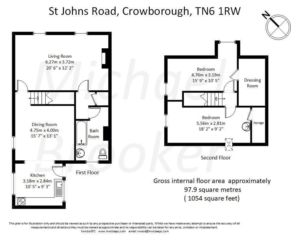 2 bed semidetached house for sale in St Johns Road, Crowborough, East