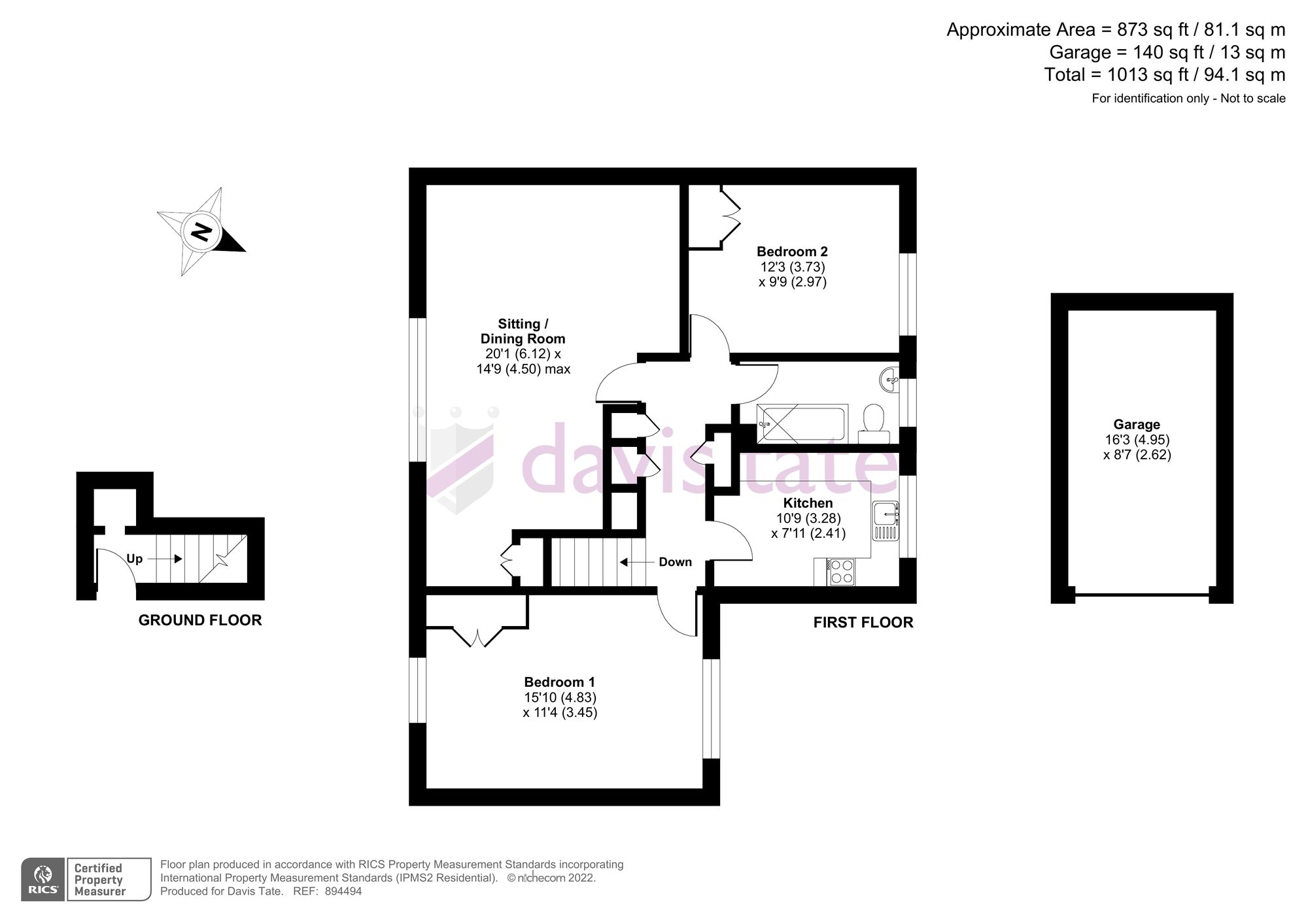 2 bed for sale in Shelley Close, Abingdon, Oxfordshire OX14