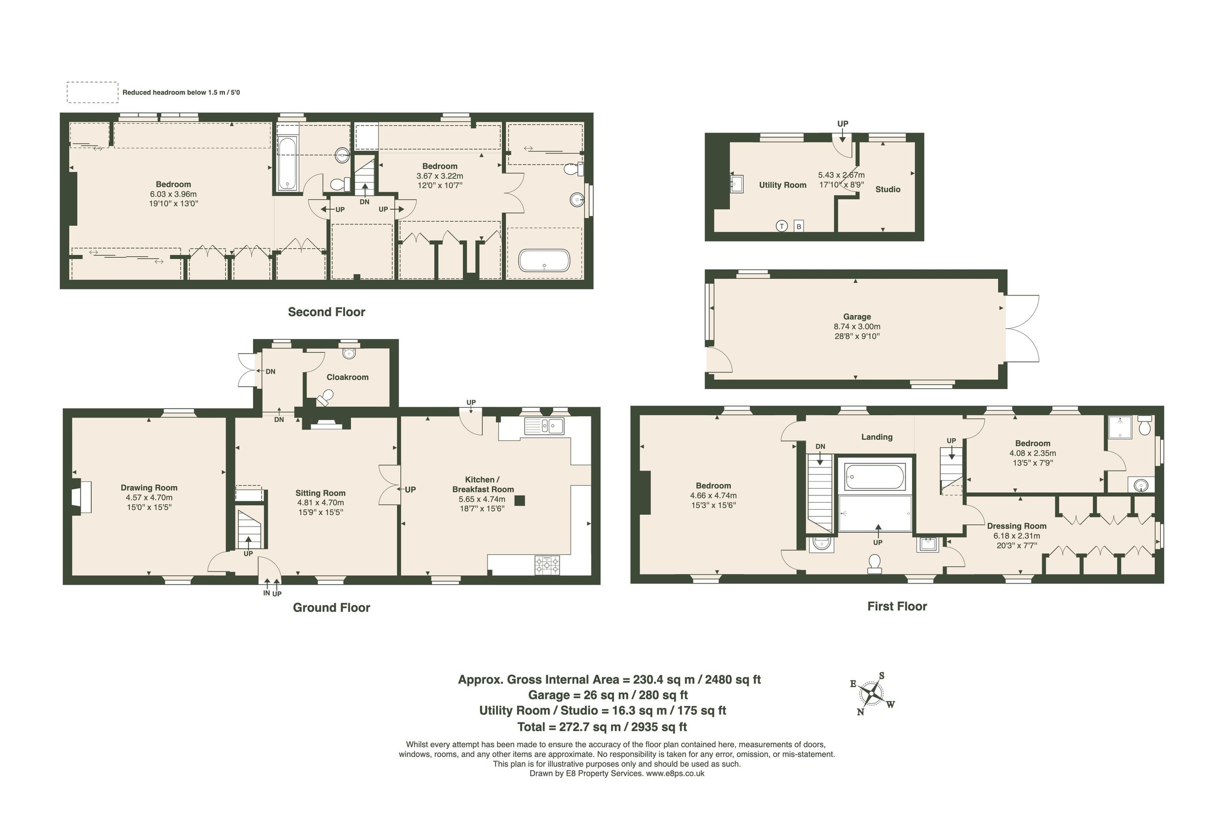 4 bed country house for sale in Fulbrook Hill, Fulbrook, Burford