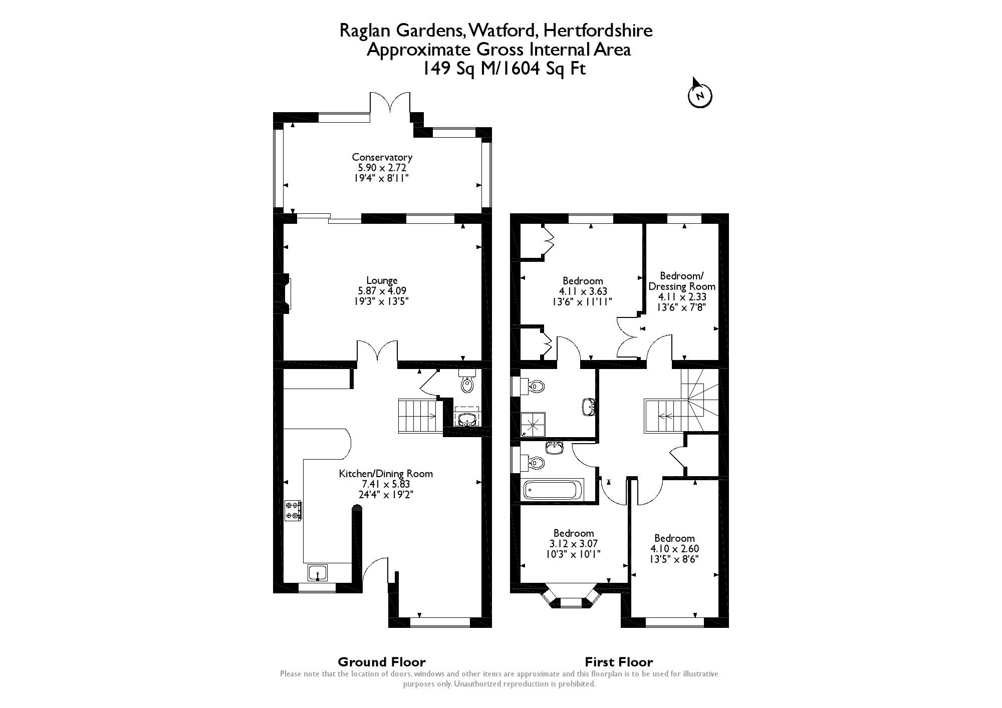 4 bed semidetached house to rent in Raglan Gardens, Watford WD19 Zoopla
