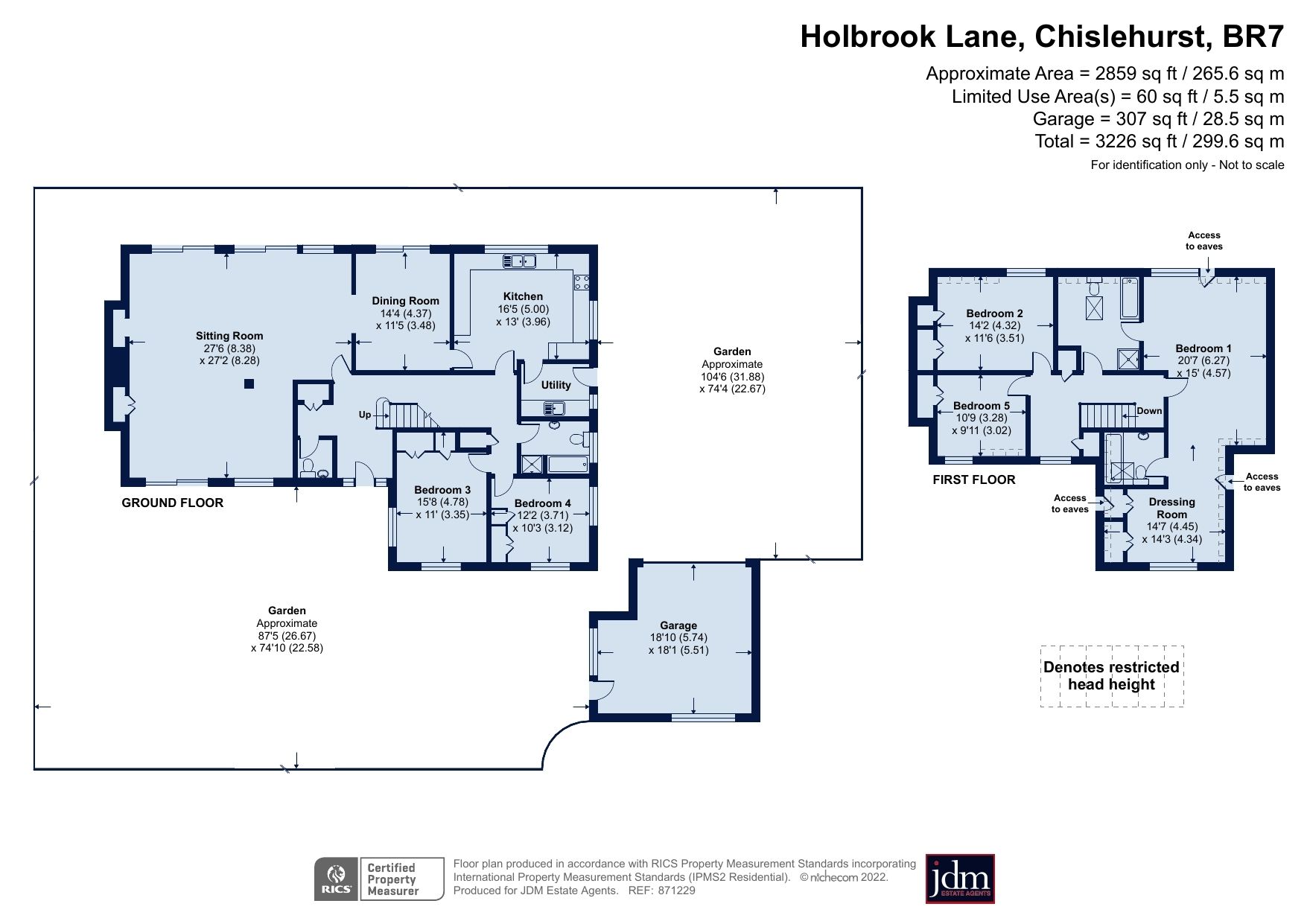 5 bed detached house for sale in Holbrook Lane, Chislehurst, Kent BR7