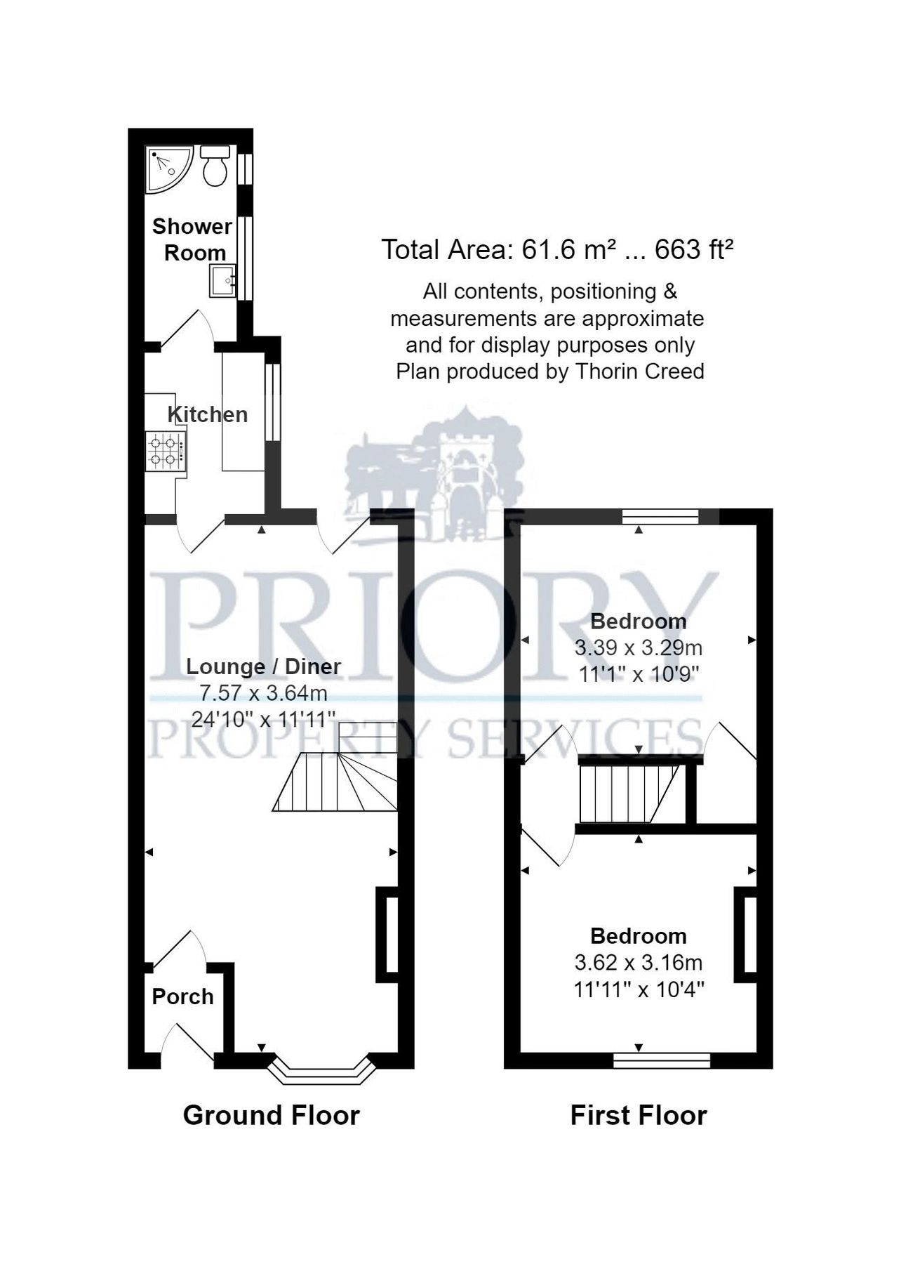 2 bed terraced house for sale in Tunstall Road, Biddulph, StokeOn