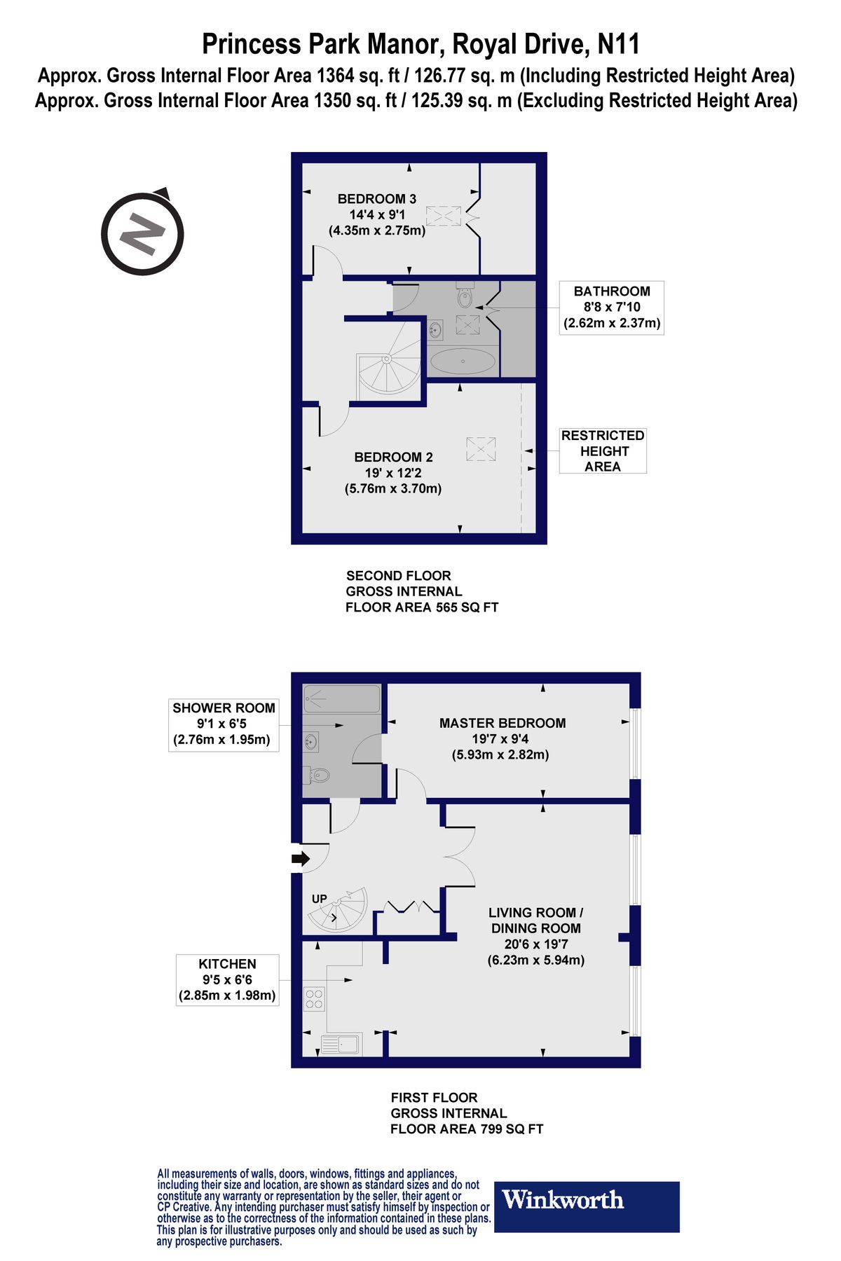 3 bed flat to rent in Princess Park Manor, Royal Drive, Friern