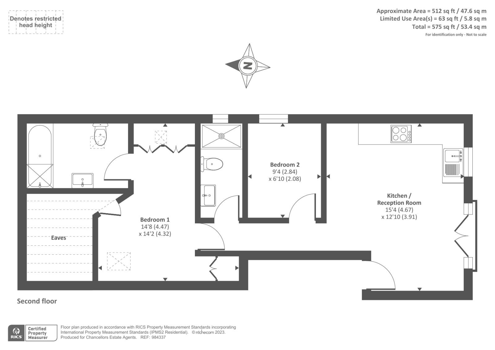 2 bed flat to rent in 55 Ellesmere Road, Chiswick W4 Zoopla