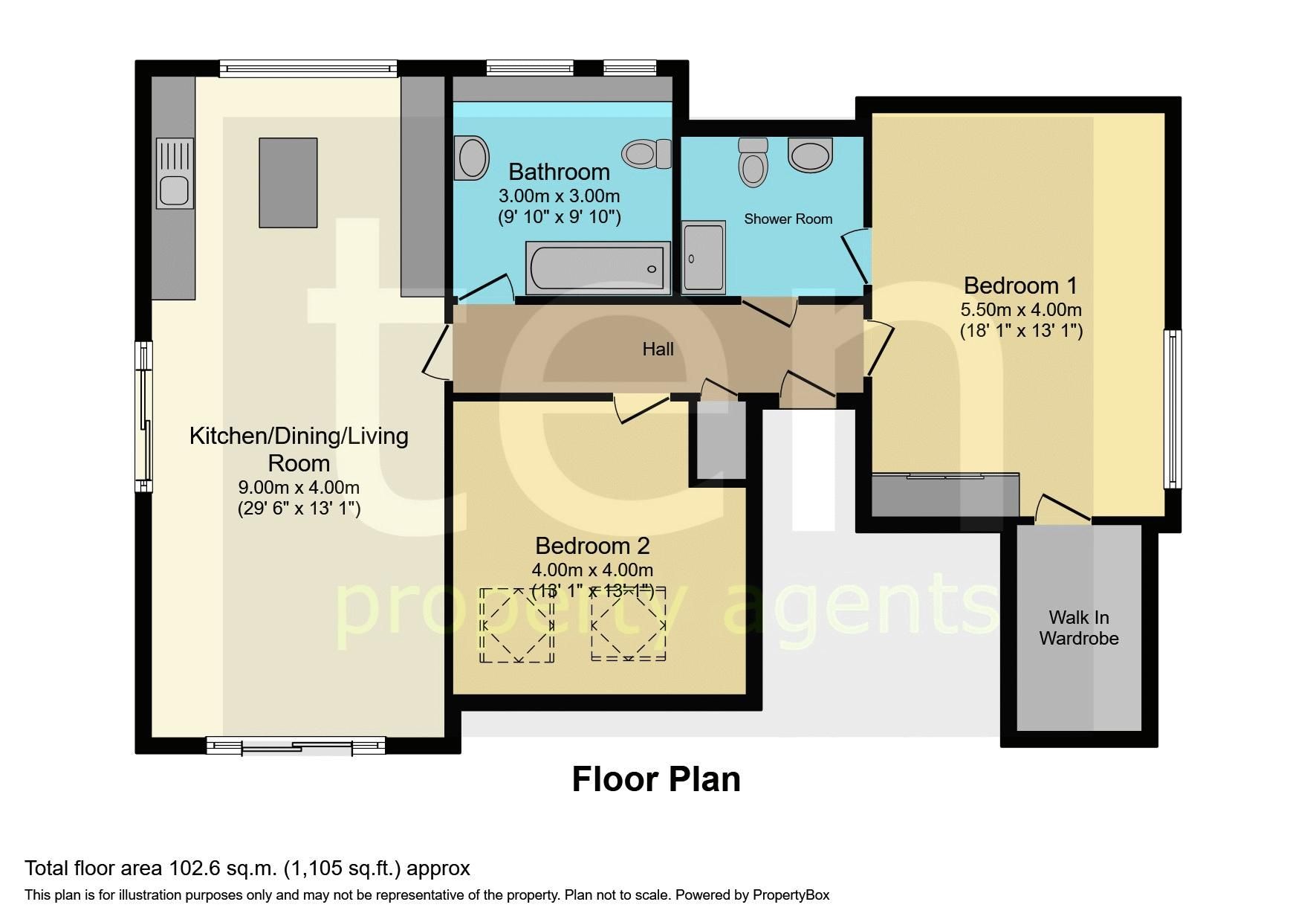 2 bed flat for sale in Hinsby Court, Eynesbury Marina, St Neots PE19