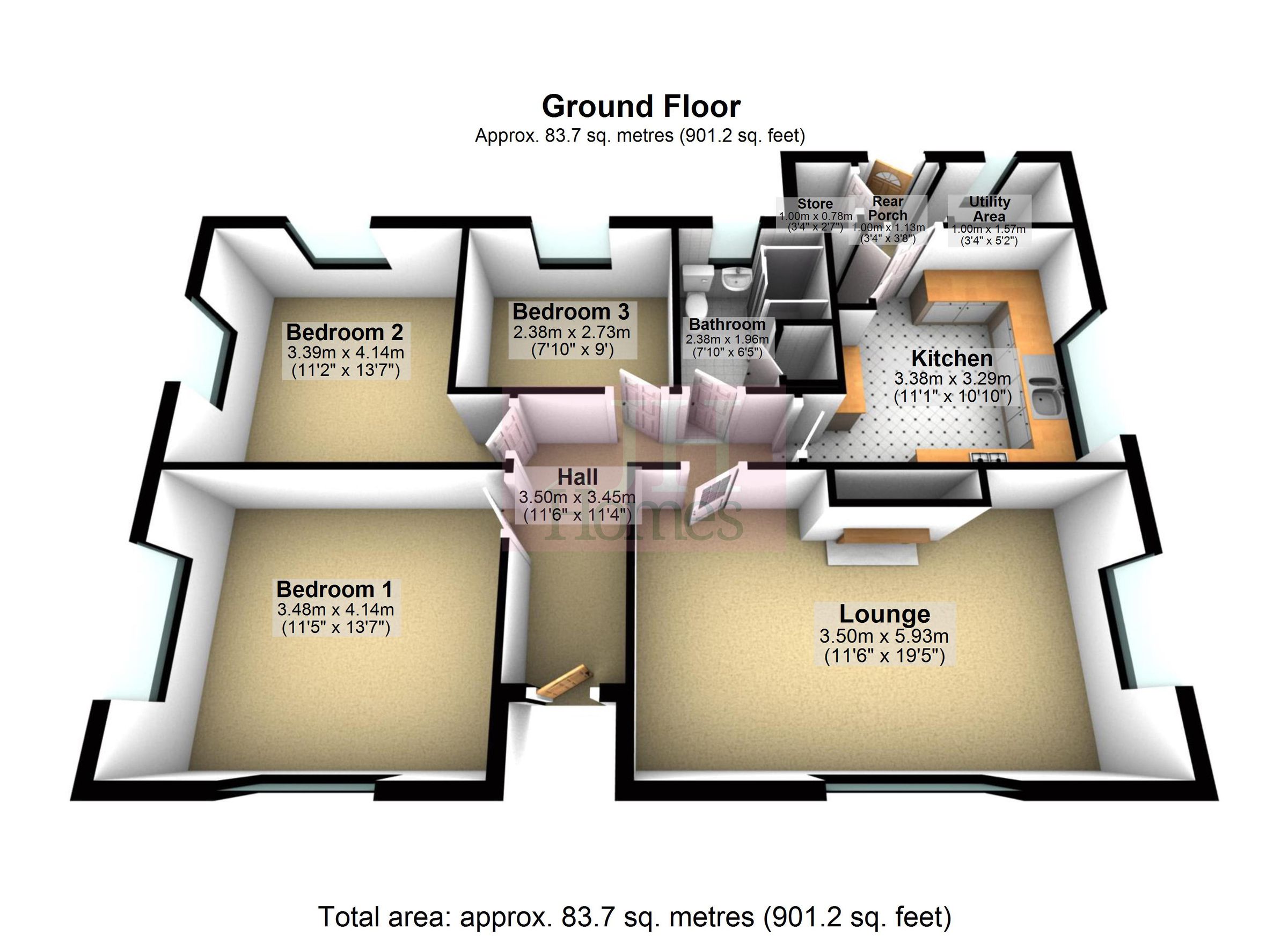 3 bed detached bungalow for sale in White Ghyll Lane, Bardsea