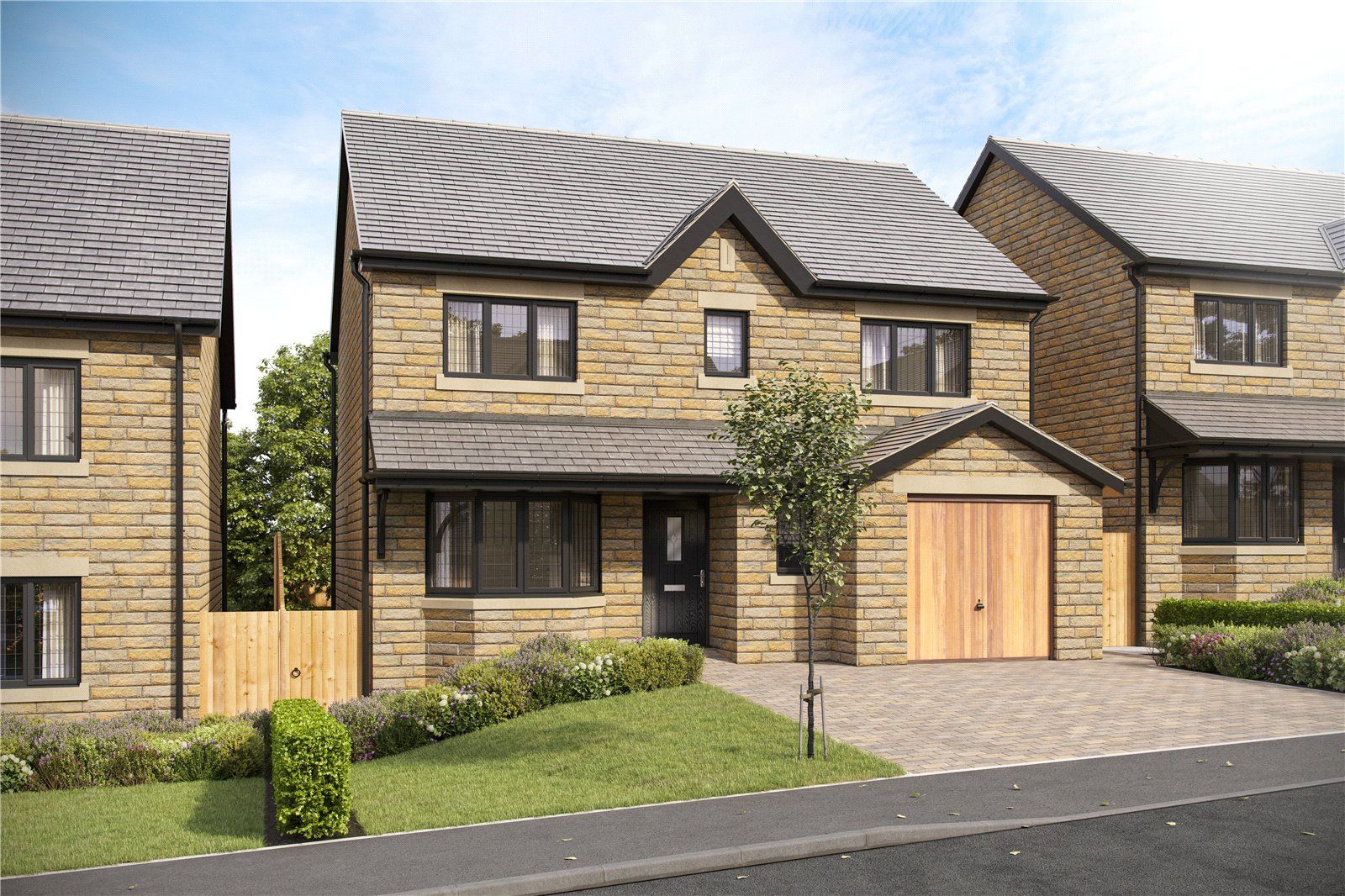 New home, 4 bed detached house for sale in The Hawthorns, Rochdale Rd