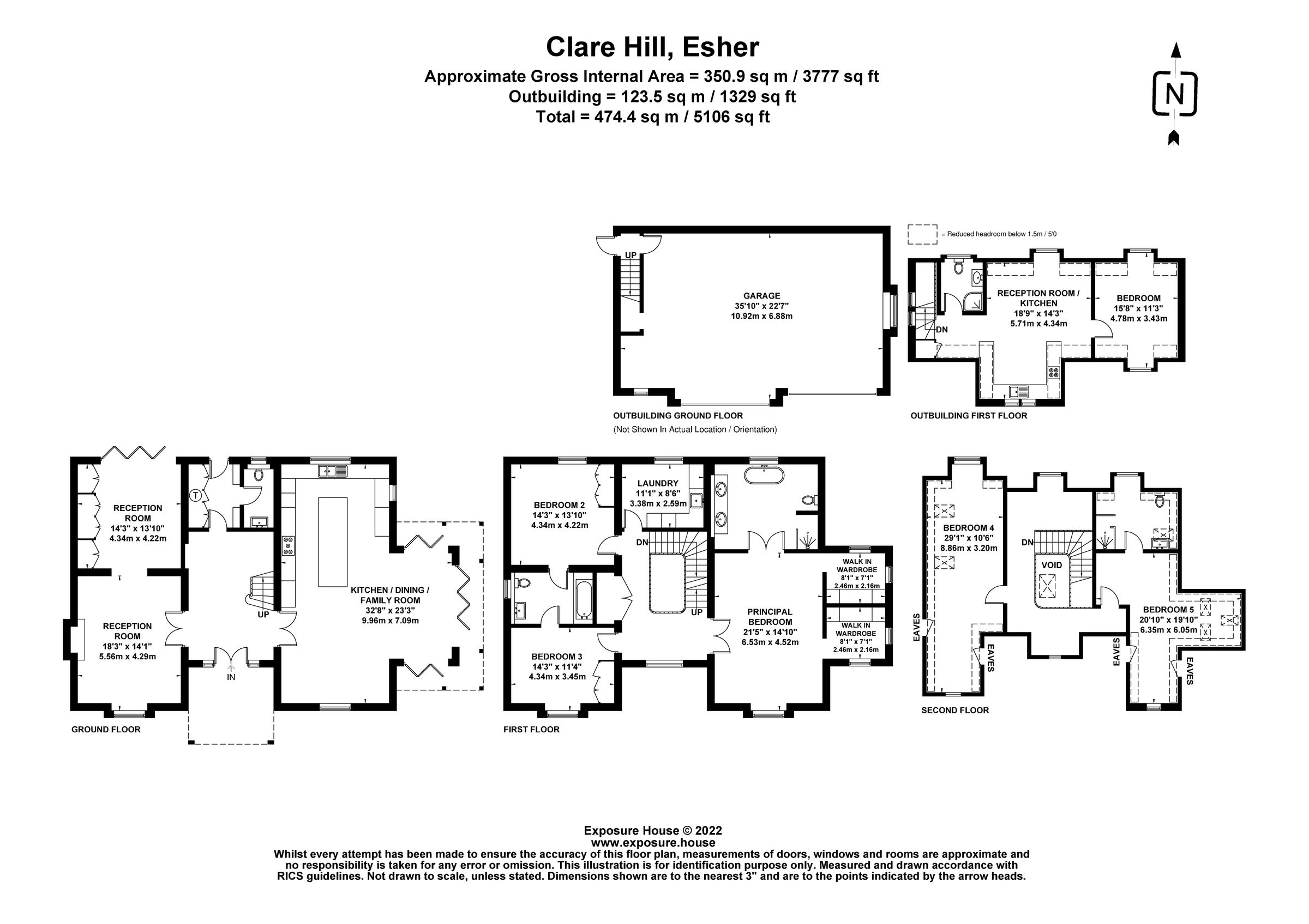 5 bed detached house for sale in Clare Hill, Esher, Surrey KT10 Zoopla