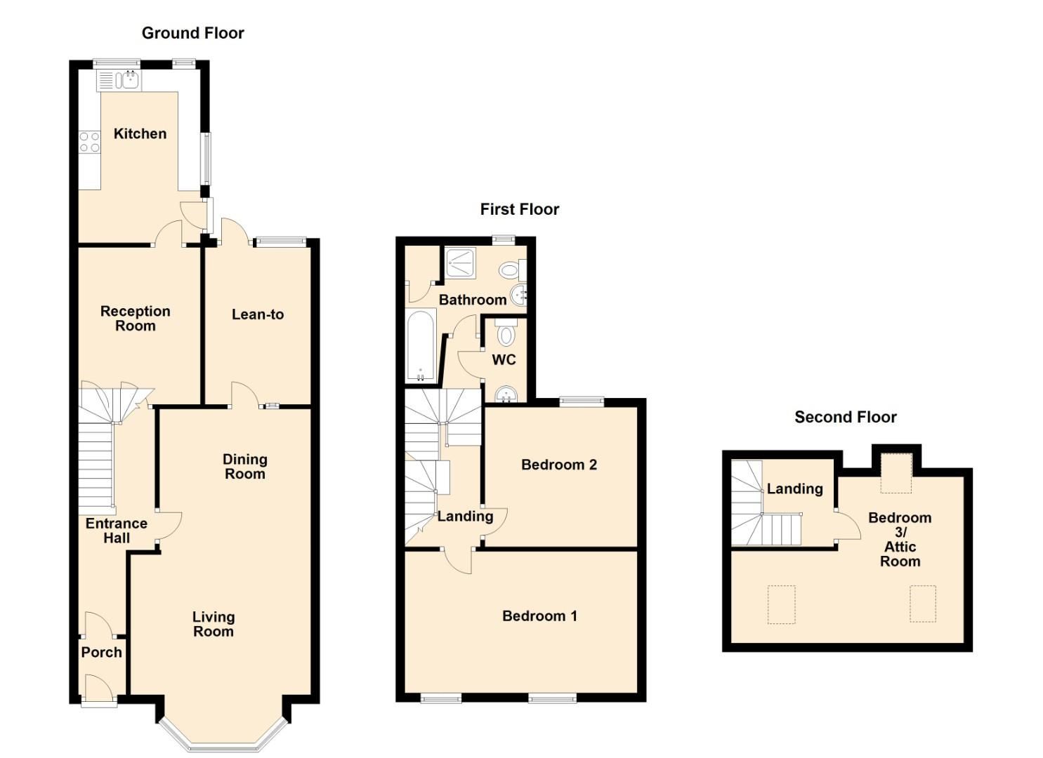 3 bed terraced house for sale in Plassey Street, Penarth CF64 Zoopla