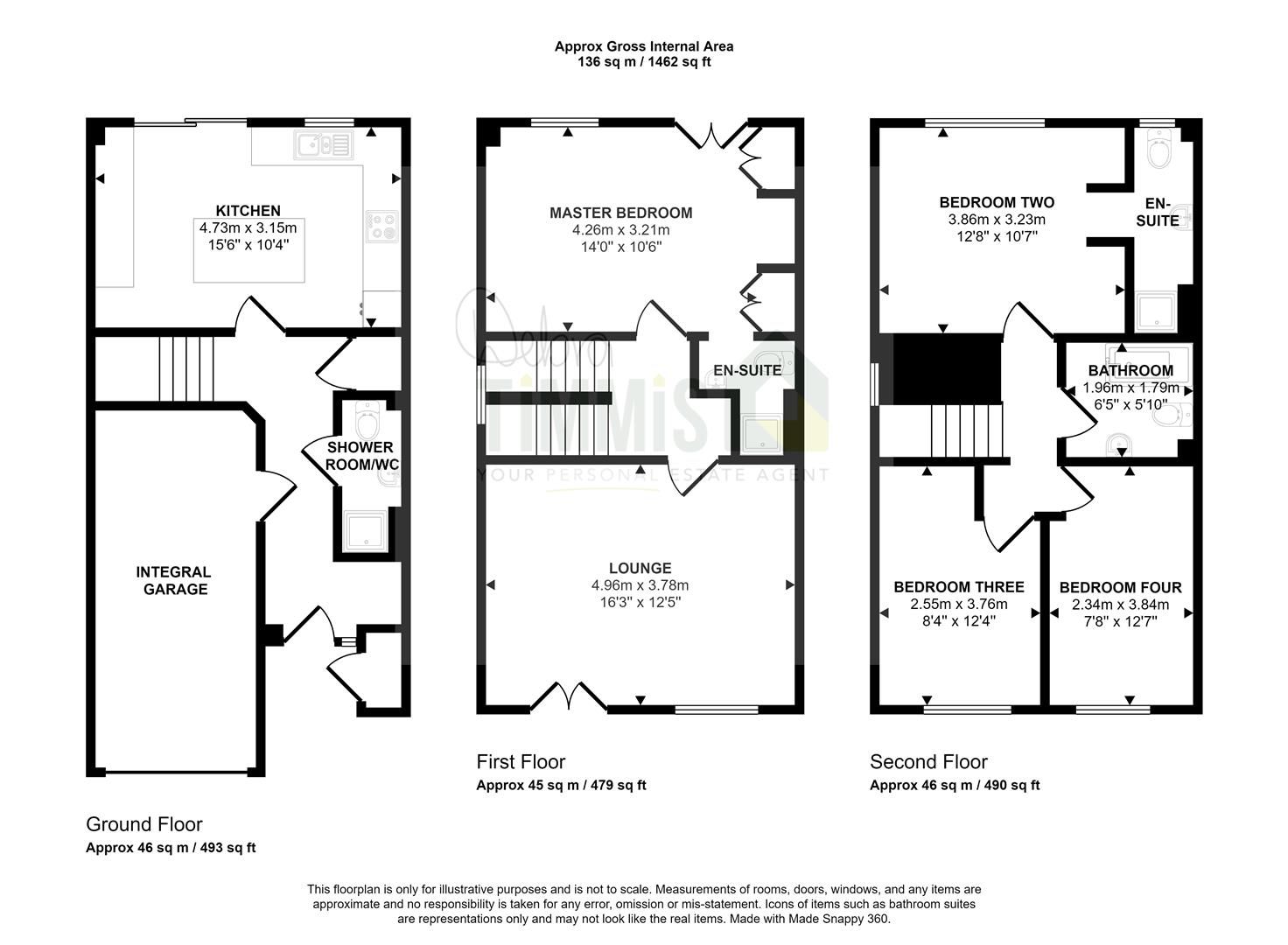4 bed town house for sale in Royal Way, Baddeley Green, StokeOnTrent