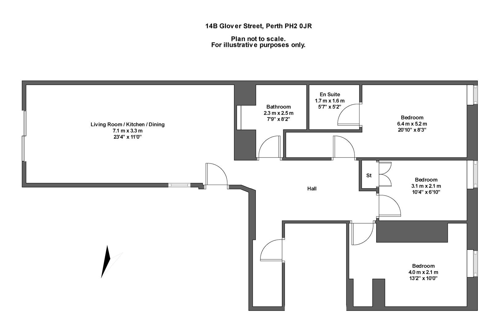 3 bed flat for sale in Glover Street, Perth PH2 Zoopla