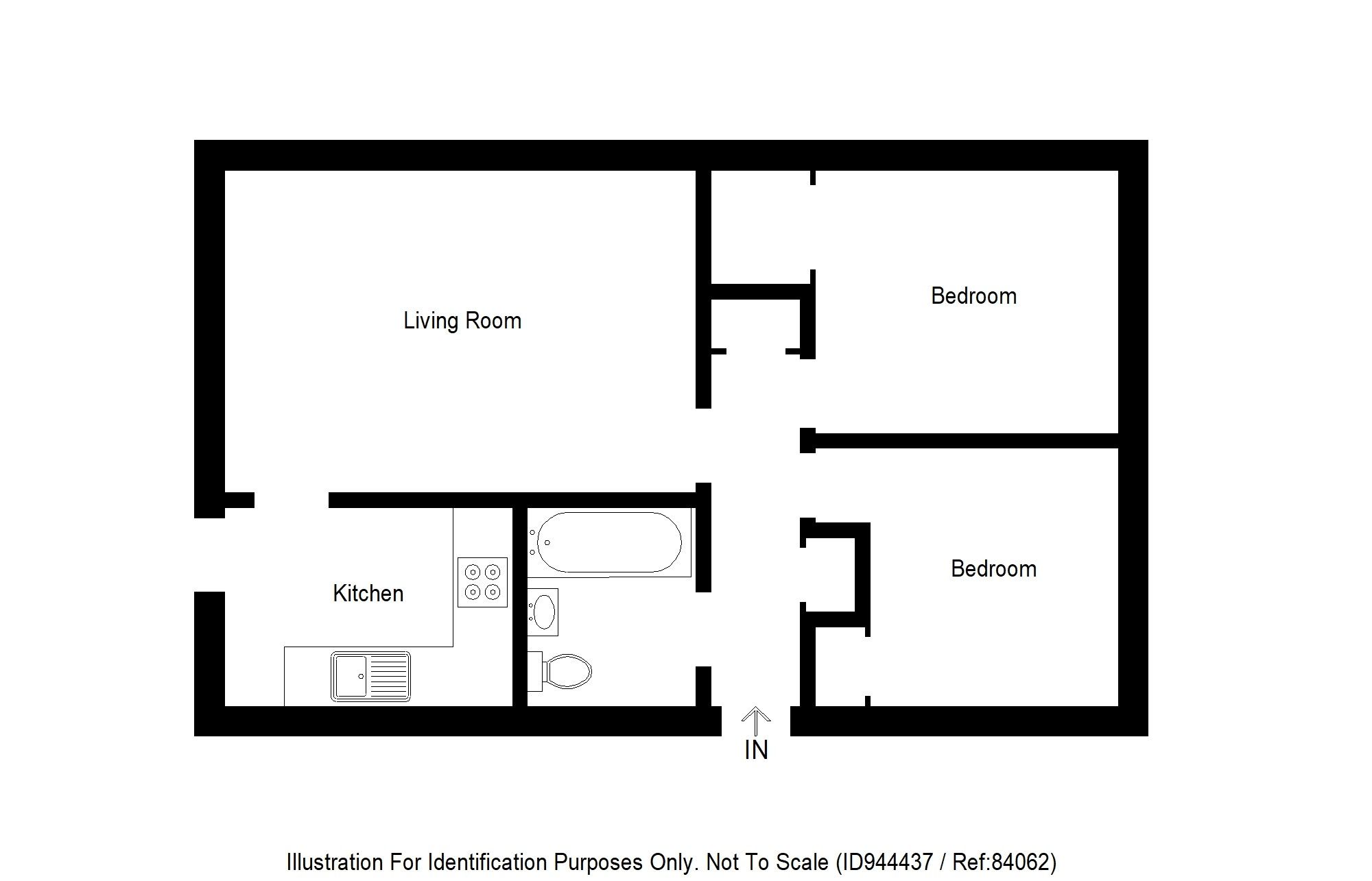 2 bed semidetached bungalow for sale in Balnafettack Road, Inverness