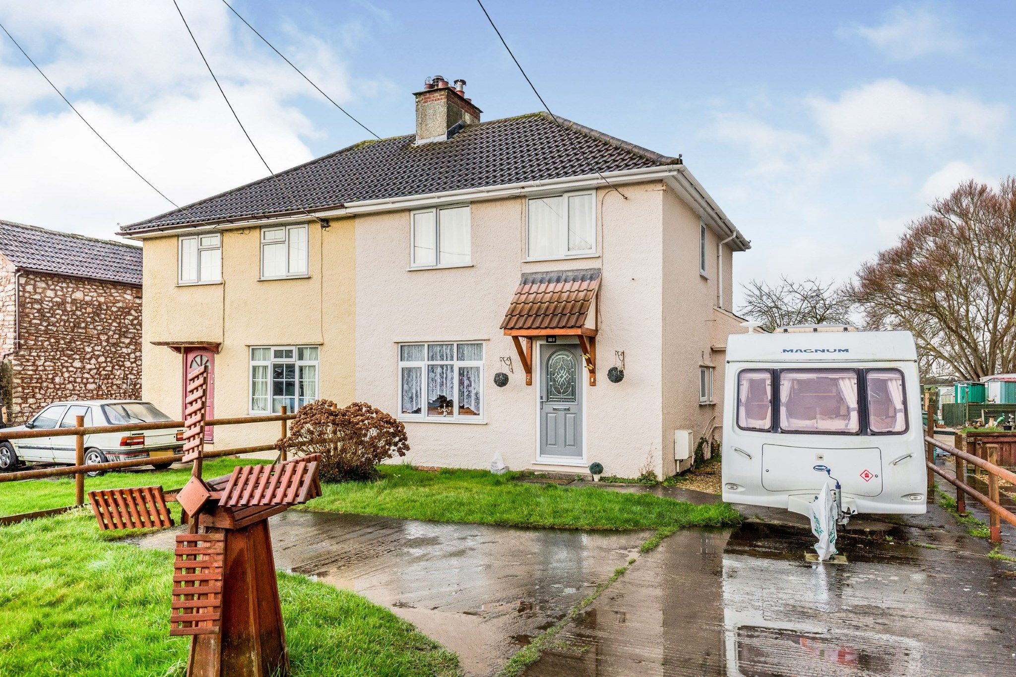 3 bed semidetached house for sale in Bridgwater Road, Bleadon, Weston