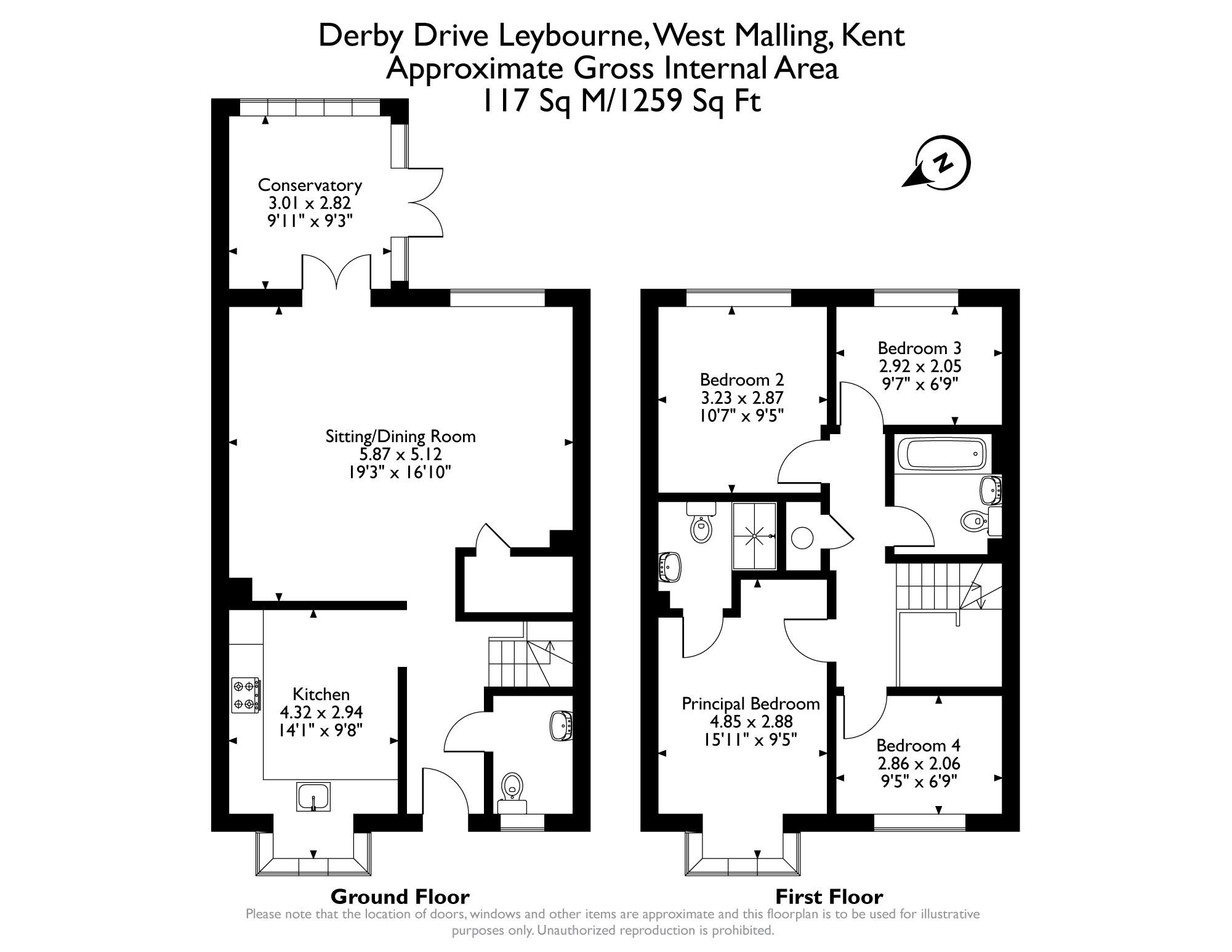 New home, 4 bed terraced house for sale in Derby Drive, Leybourne, West Malling ME19 Zoopla