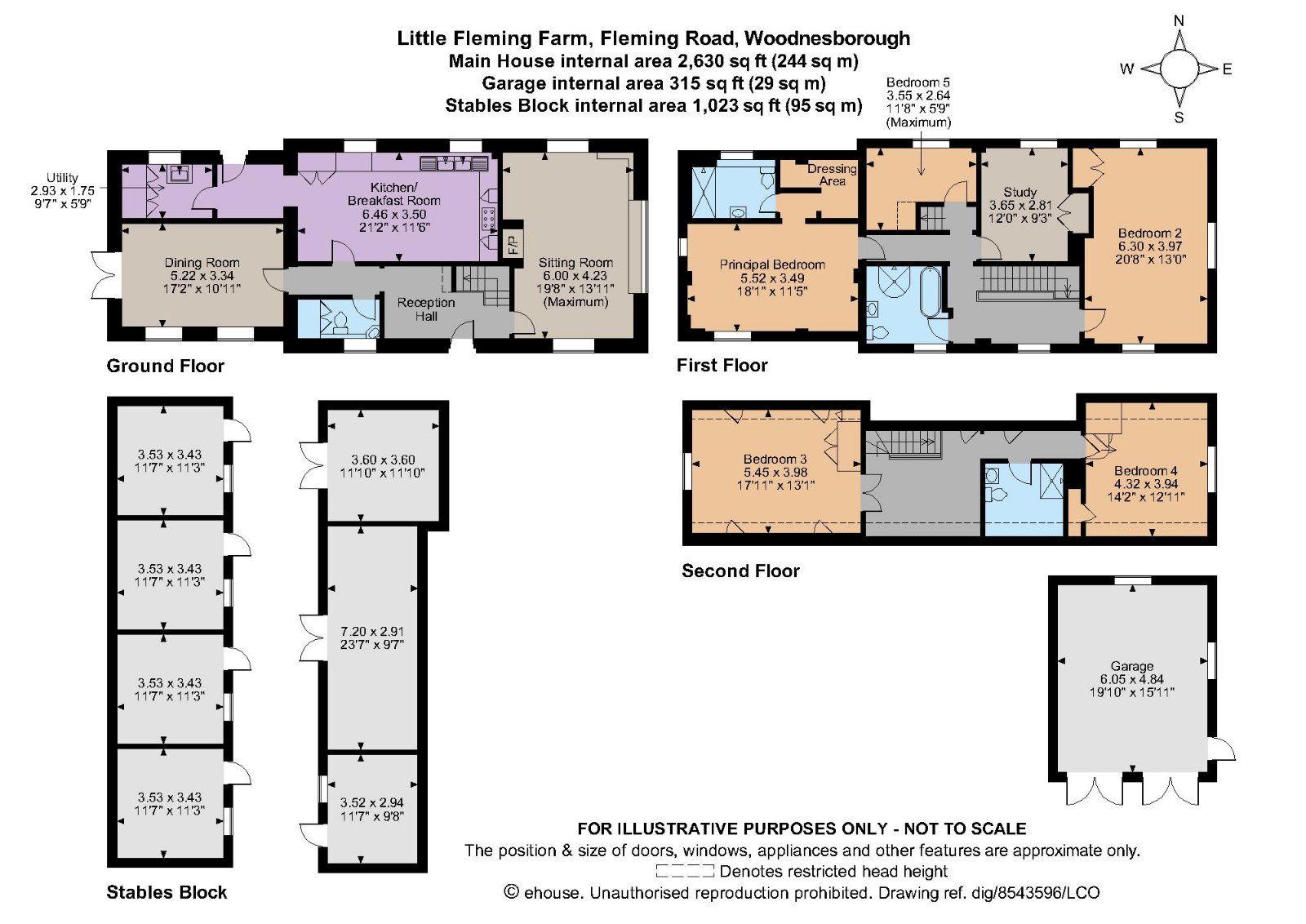 5 bed detached house for sale in Fleming Road, Woodnesborough, Sandwich