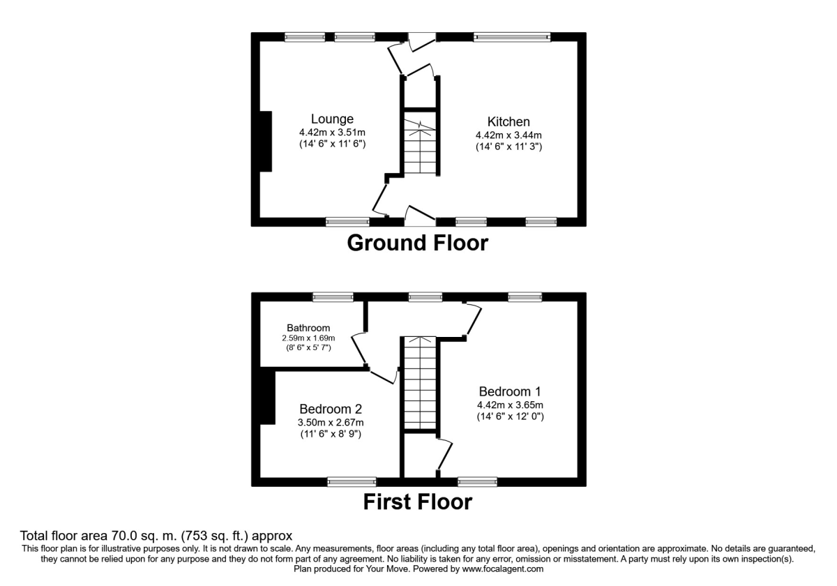 2 bed terraced house to rent in Middleton Road, Morley, Leeds, West